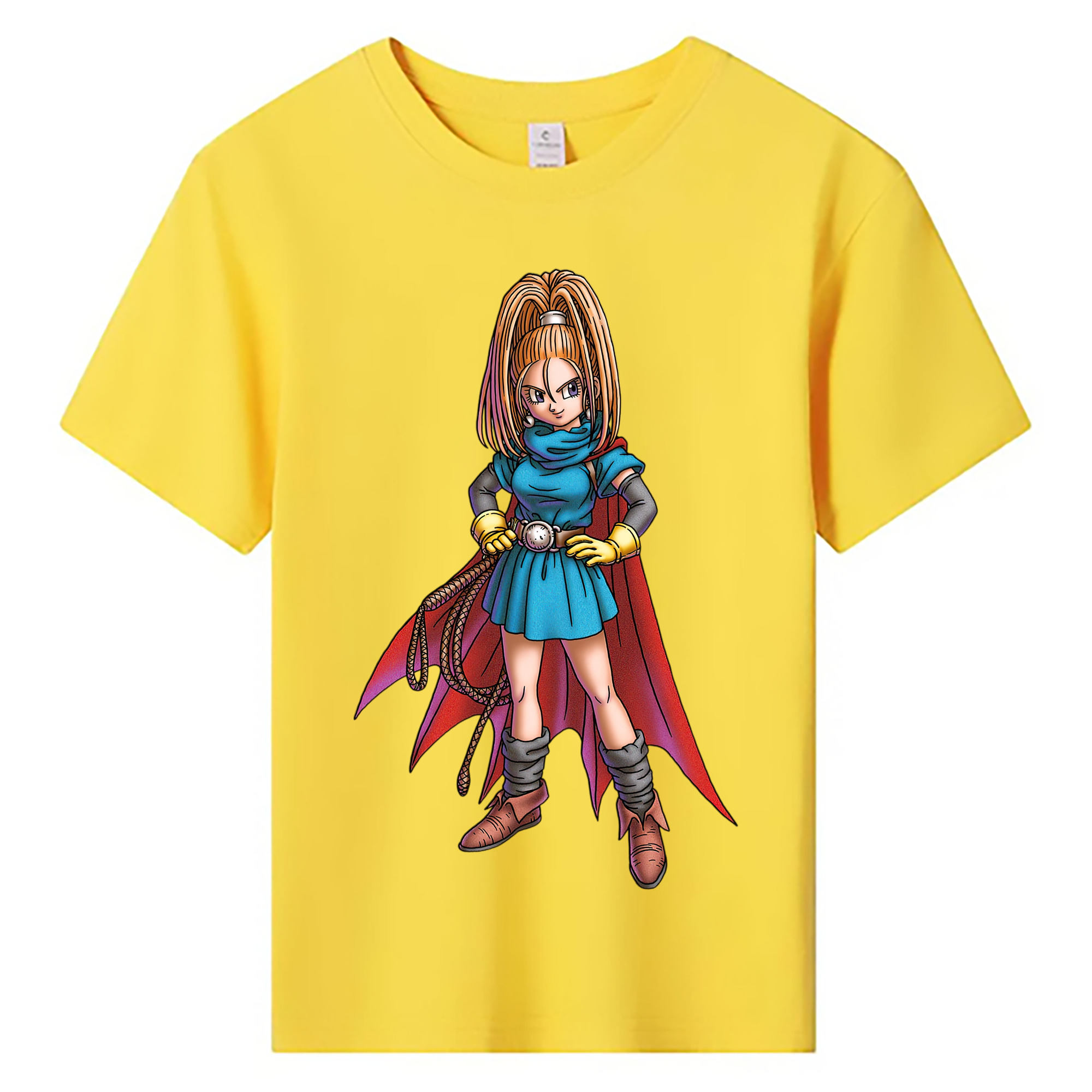 （画像用） ドラゴンクエスト Doragon Kuesuto Dragon Quest 綿100％キッズTシャツ（フロントプリント）