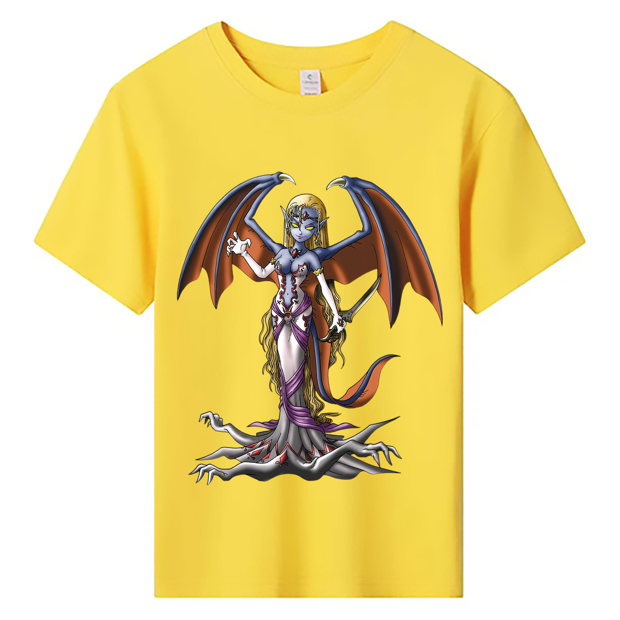 （画像用） ドラゴンクエスト Doragon Kuesuto Dragon Quest 綿100％キッズTシャツ（フロントプリント）