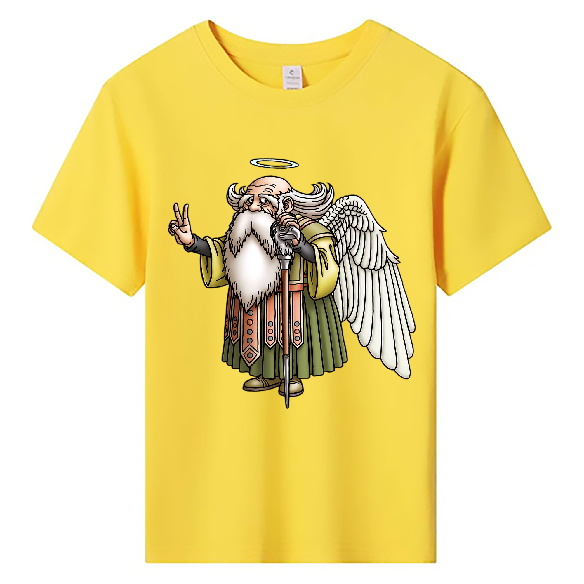 （画像用） ドラゴンクエスト Doragon Kuesuto Dragon Quest 綿100％キッズTシャツ（フロントプリント）