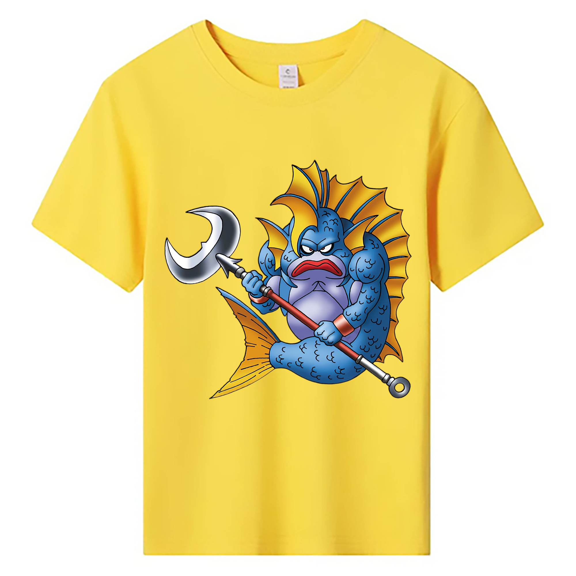 （画像用） ドラゴンクエスト Doragon Kuesuto Dragon Quest 綿100％キッズTシャツ（フロントプリント）