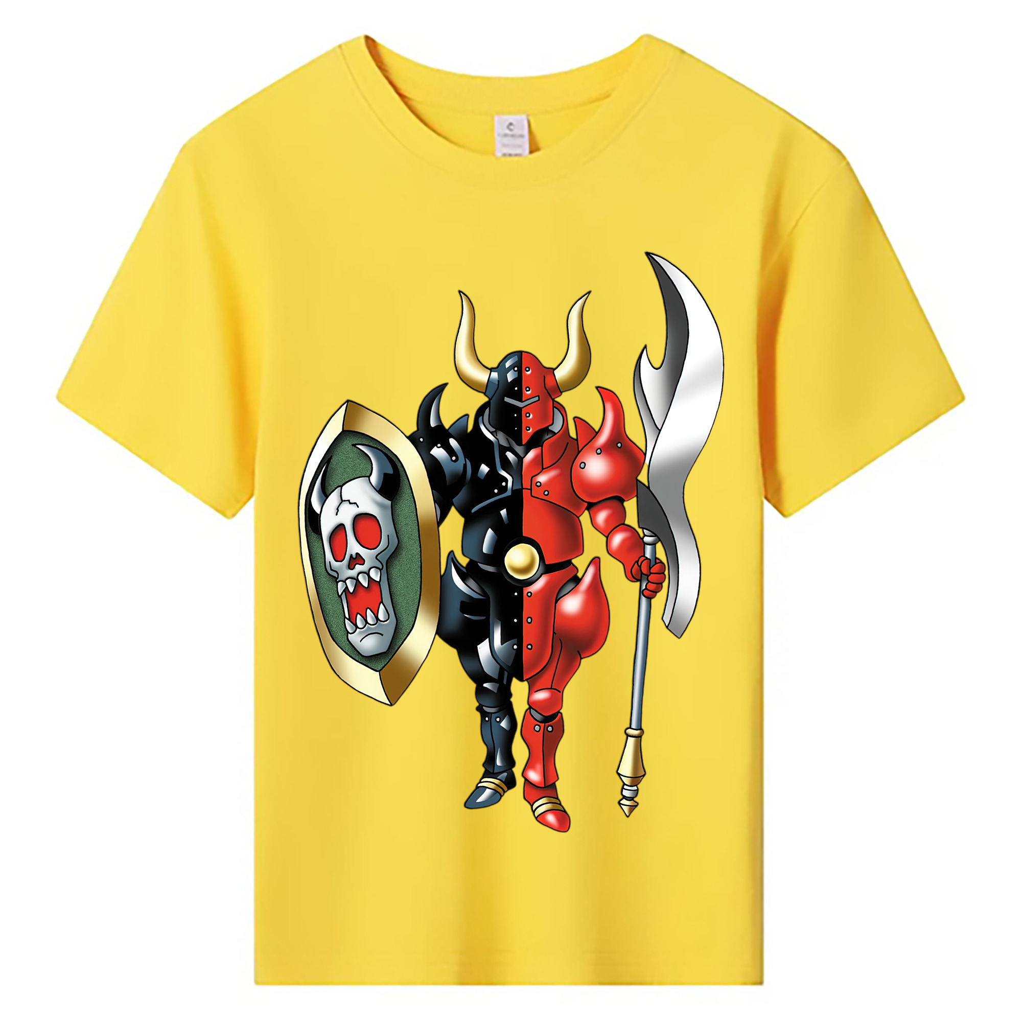 （画像用） ドラゴンクエスト Doragon Kuesuto Dragon Quest 綿100％キッズTシャツ（フロントプリント）
