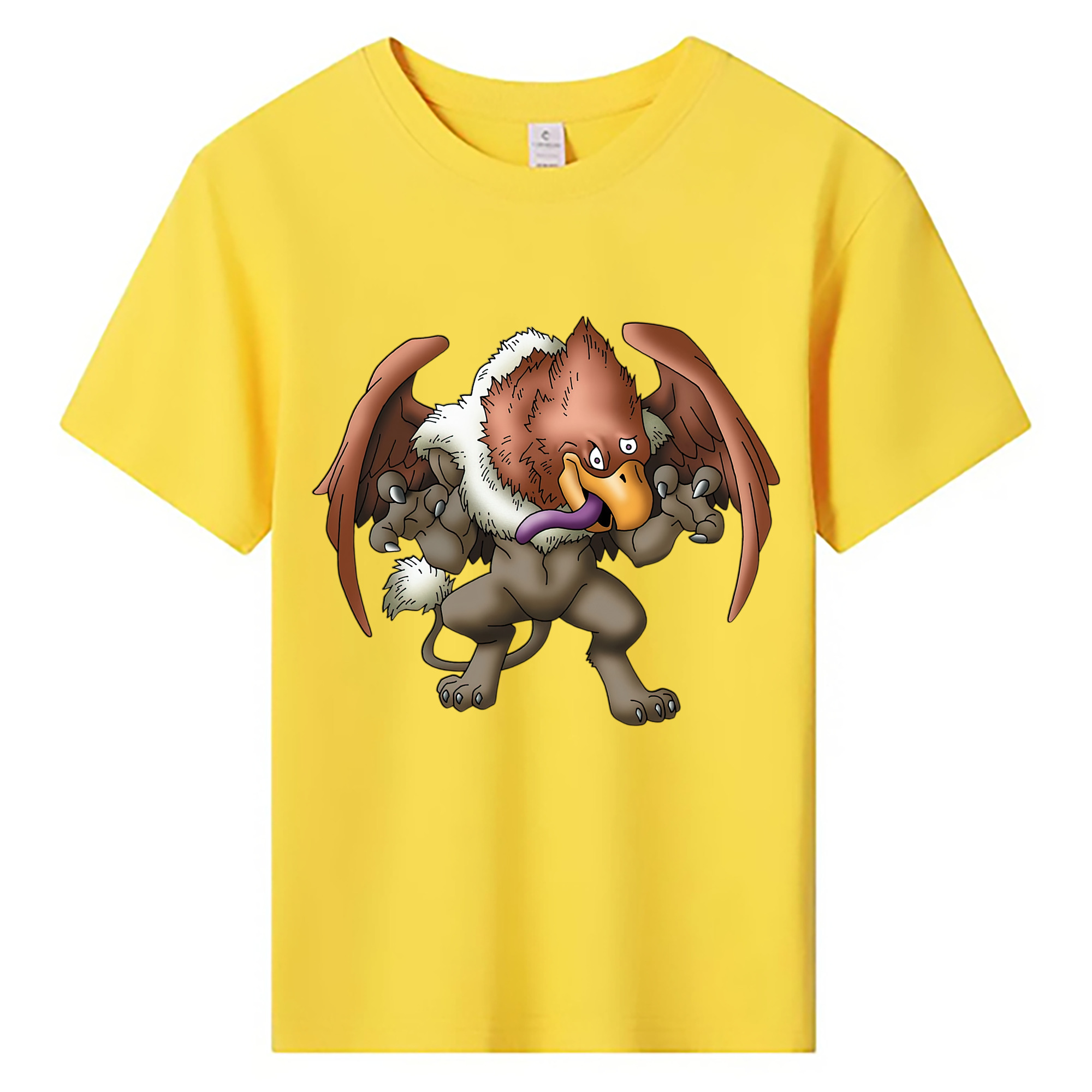 （画像用） ドラゴンクエスト Doragon Kuesuto Dragon Quest 綿100％キッズTシャツ（フロントプリント）