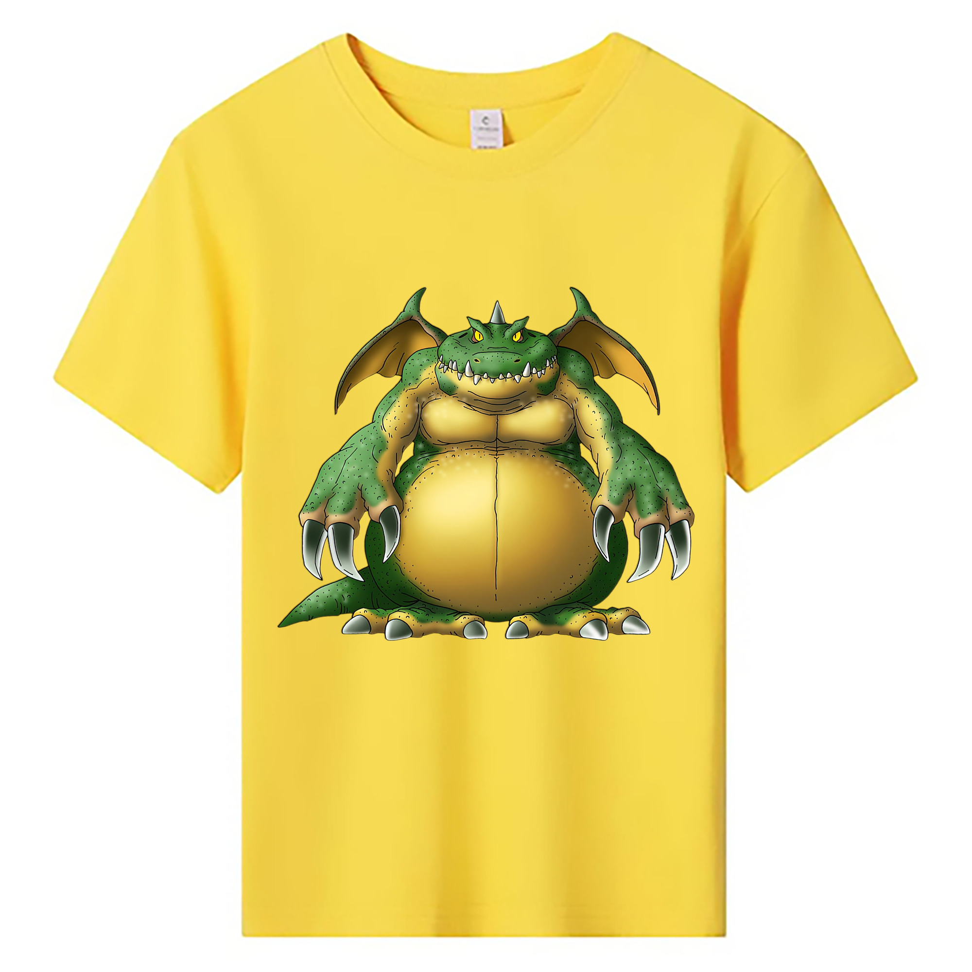 （画像用） ドラゴンクエスト Doragon Kuesuto Dragon Quest 綿100％キッズTシャツ（フロントプリント）