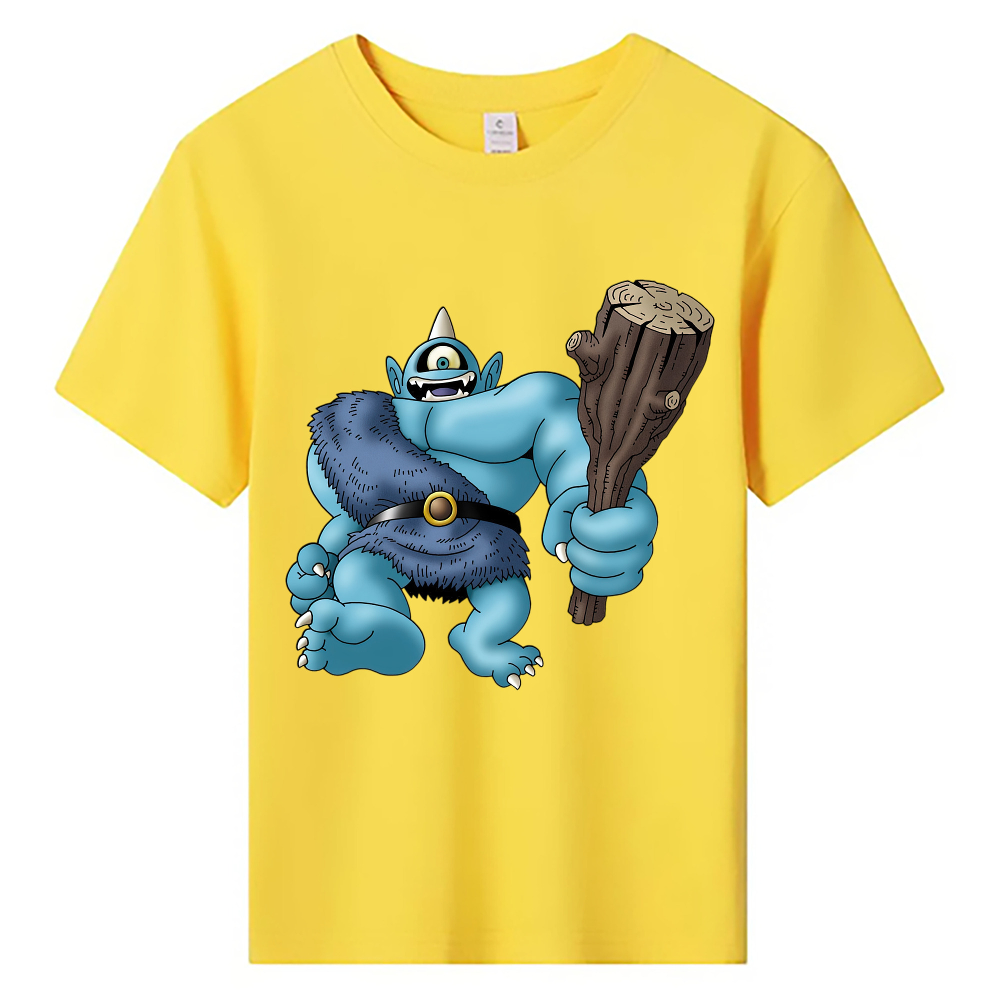 （画像用） ドラゴンクエスト Doragon Kuesuto Dragon Quest 綿100％キッズTシャツ（フロントプリント）