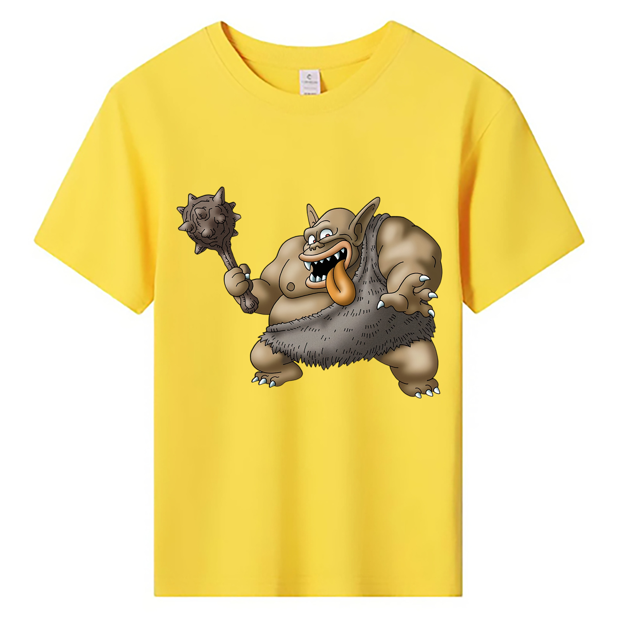 （画像用） ドラゴンクエスト Doragon Kuesuto Dragon Quest 綿100％キッズTシャツ（フロントプリント）