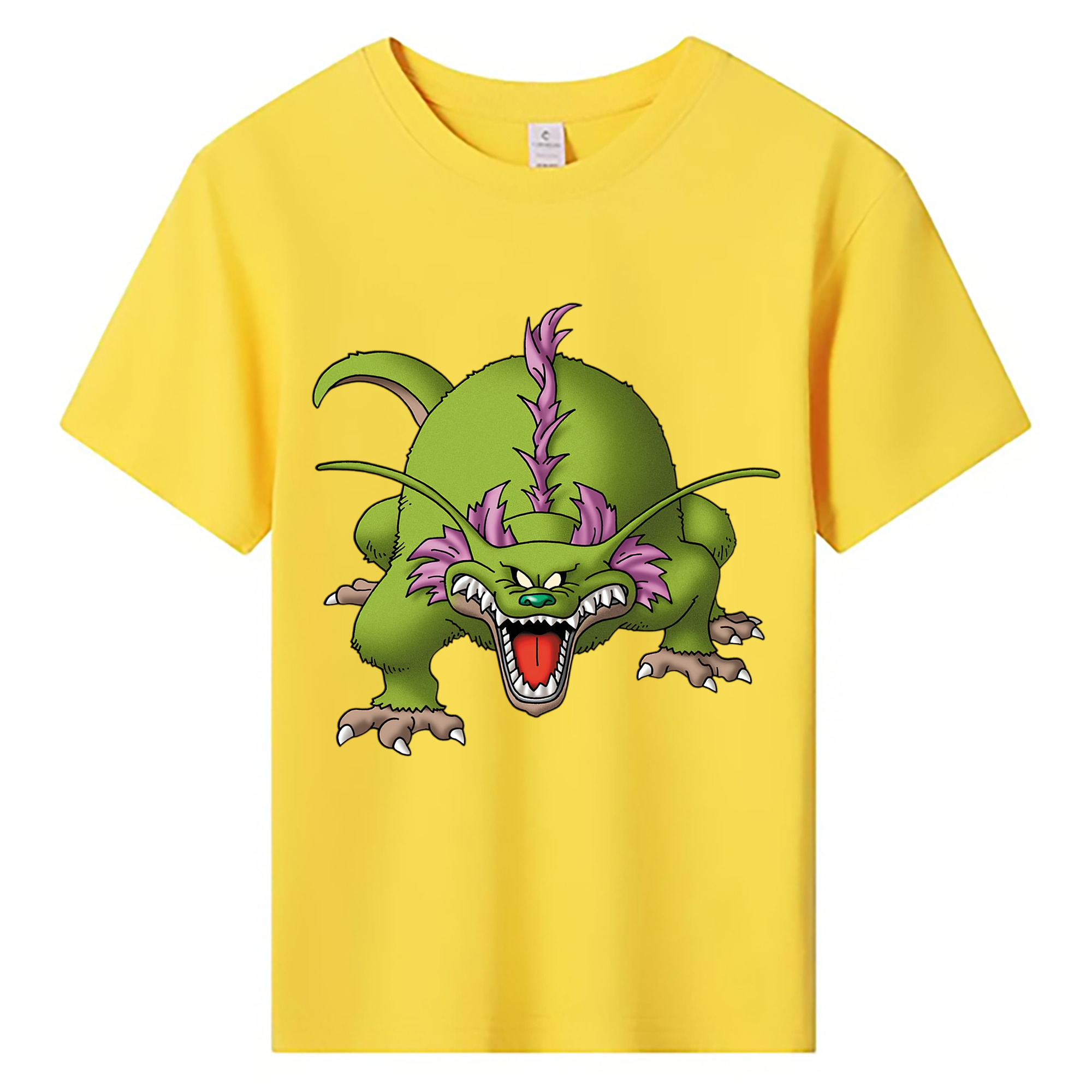 （画像用） ドラゴンクエスト Doragon Kuesuto Dragon Quest 綿100％キッズTシャツ（フロントプリント）