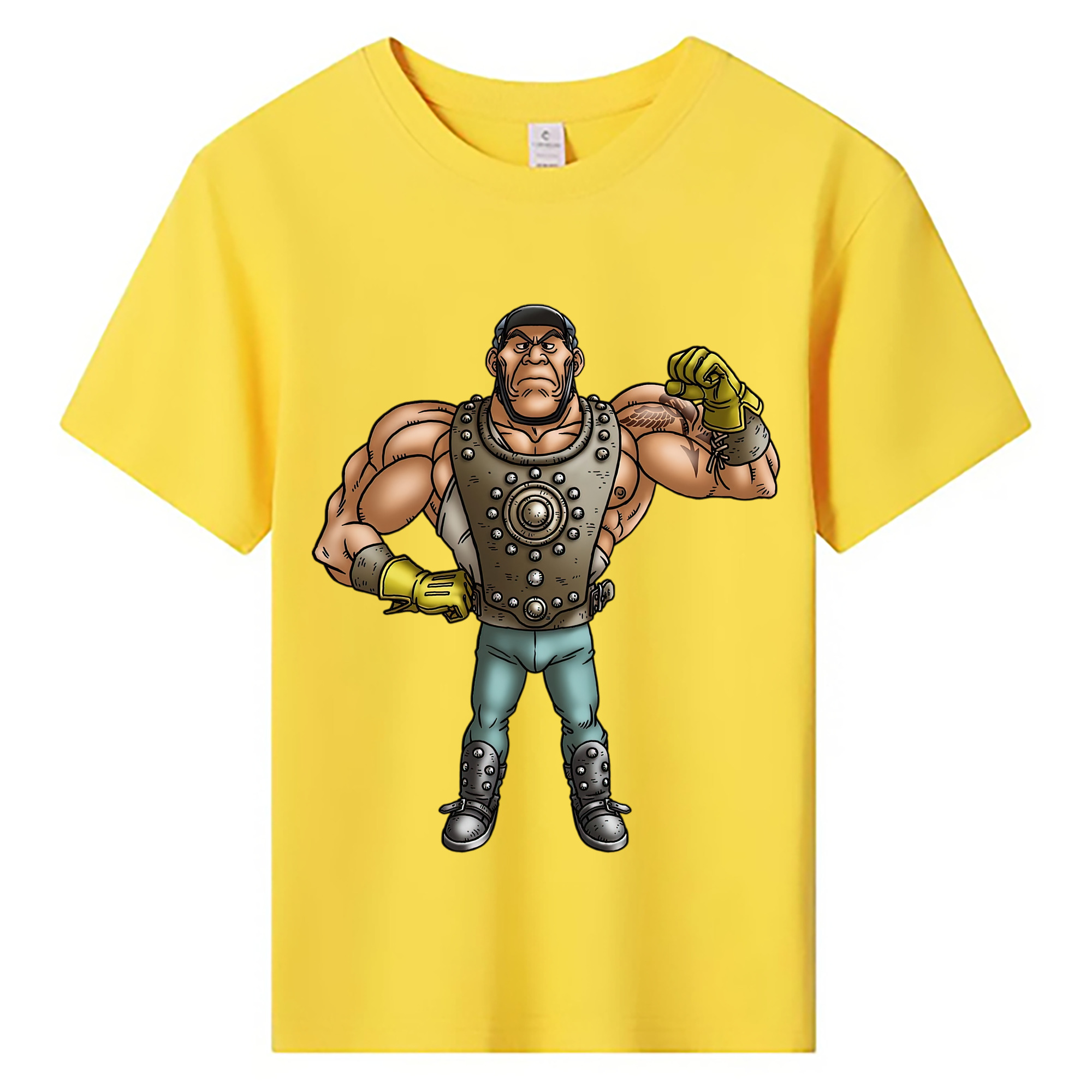 （画像用） ドラゴンクエスト Doragon Kuesuto Dragon Quest 綿100％キッズTシャツ（フロントプリント）