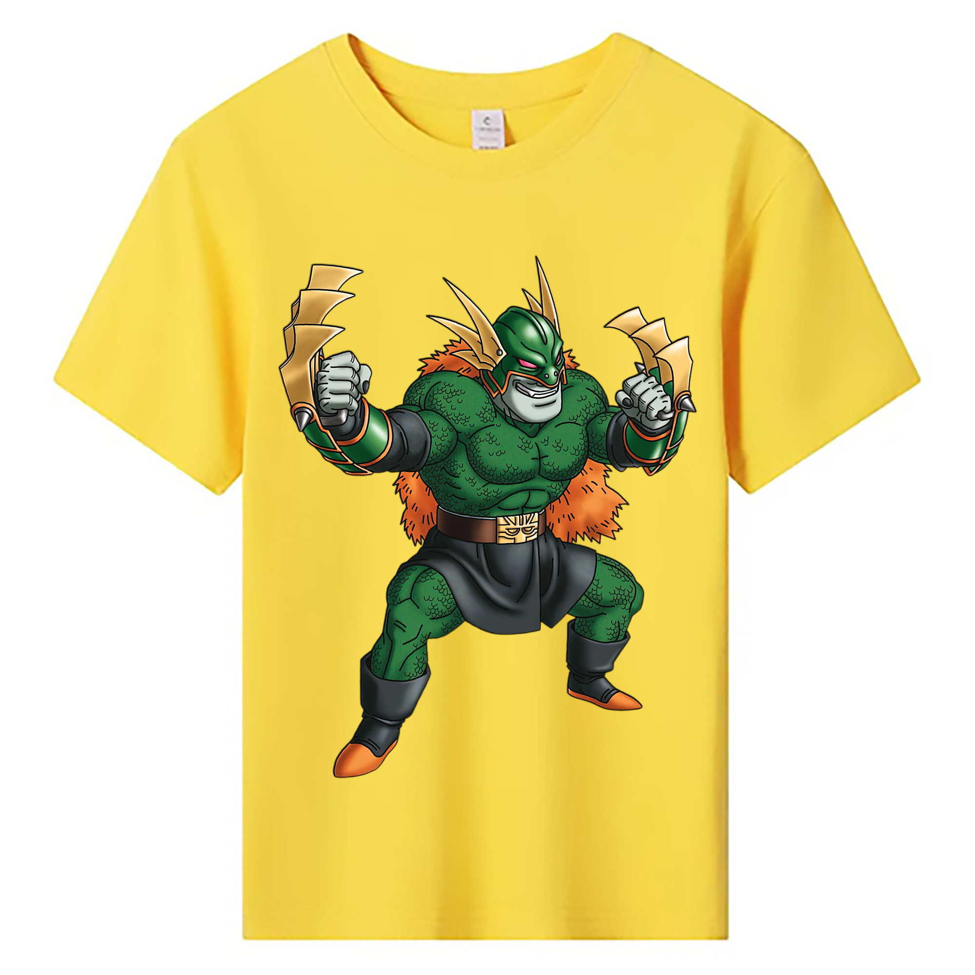 （画像用） ドラゴンクエスト Doragon Kuesuto Dragon Quest 綿100％キッズTシャツ（フロントプリント）
