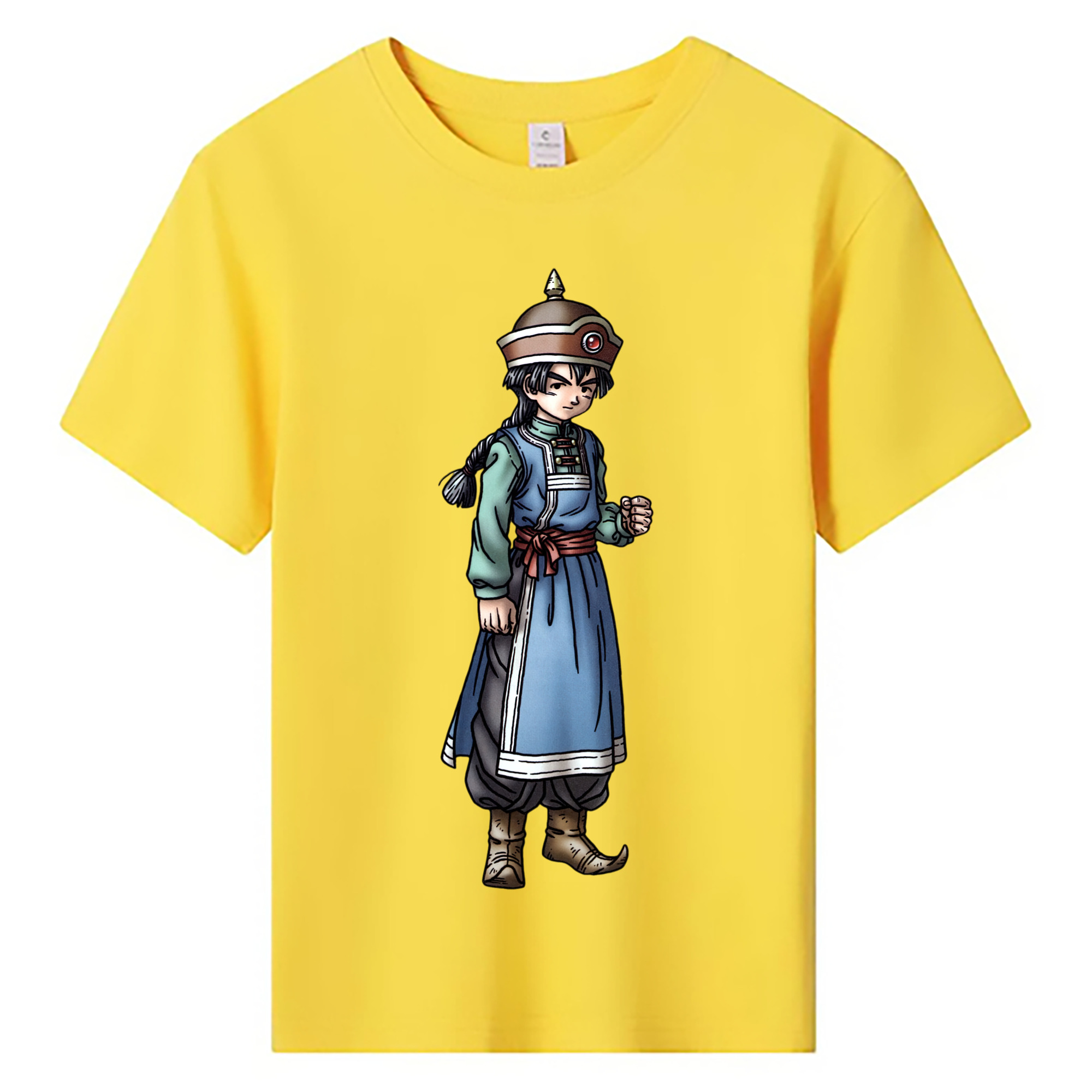 （画像用） ドラゴンクエスト Doragon Kuesuto Dragon Quest 綿100％キッズTシャツ（フロントプリント）