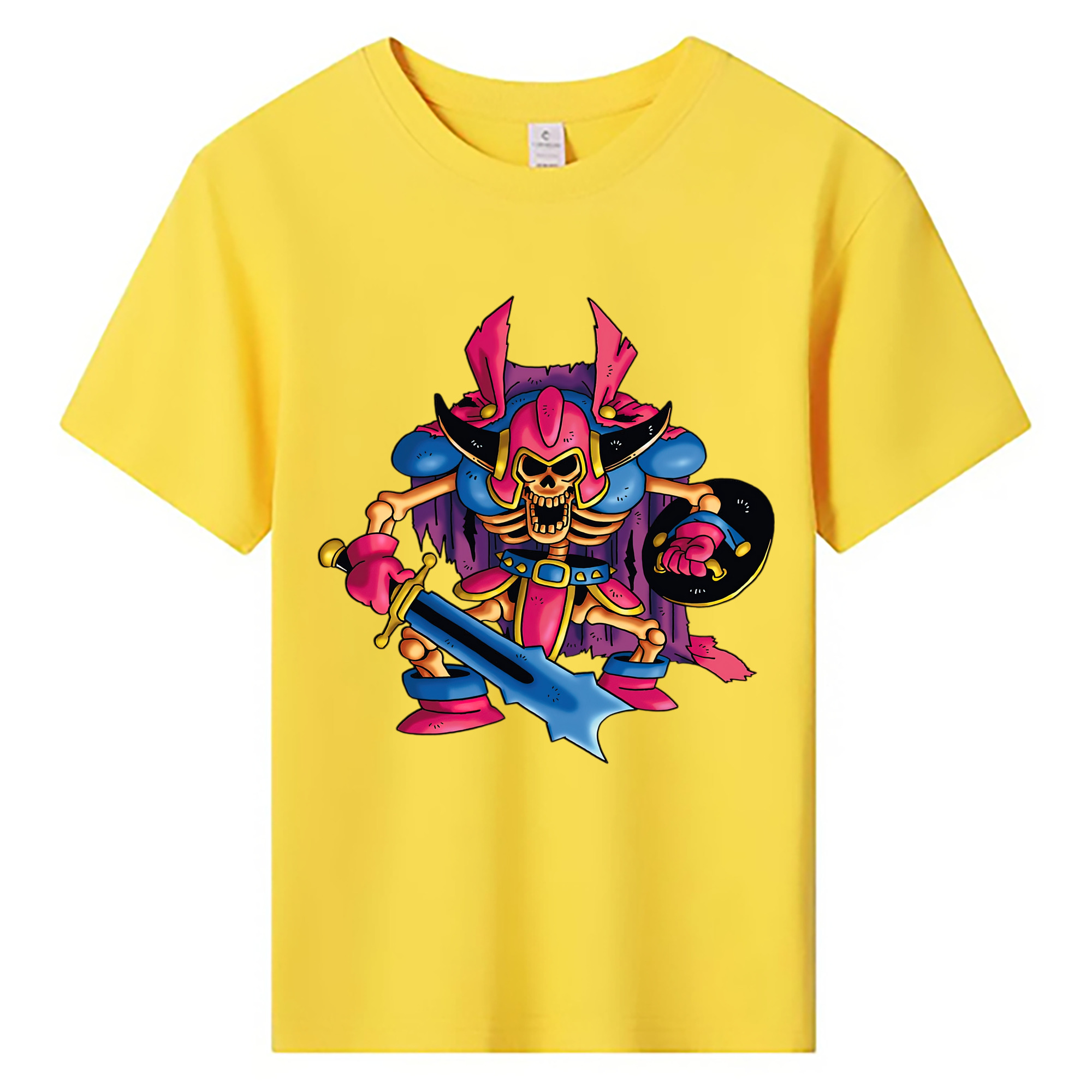 （画像用） ドラゴンクエスト Doragon Kuesuto Dragon Quest 綿100％キッズTシャツ（フロントプリント）