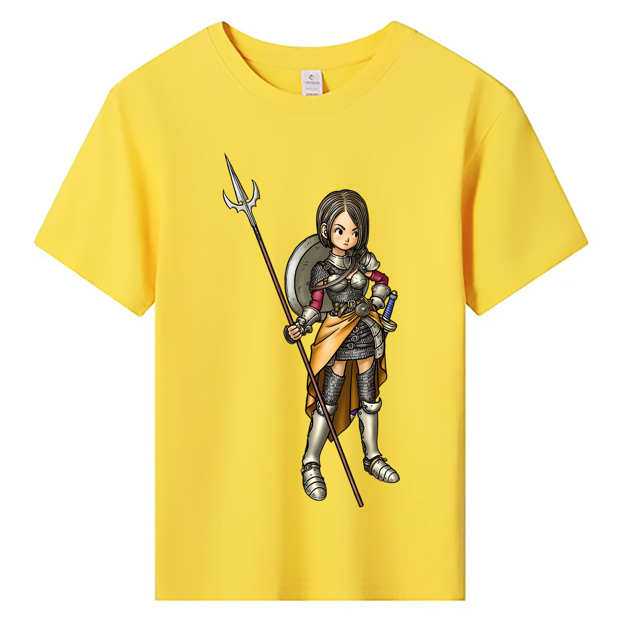 （画像用） ドラゴンクエスト Doragon Kuesuto Dragon Quest 綿100％キッズTシャツ（フロントプリント）