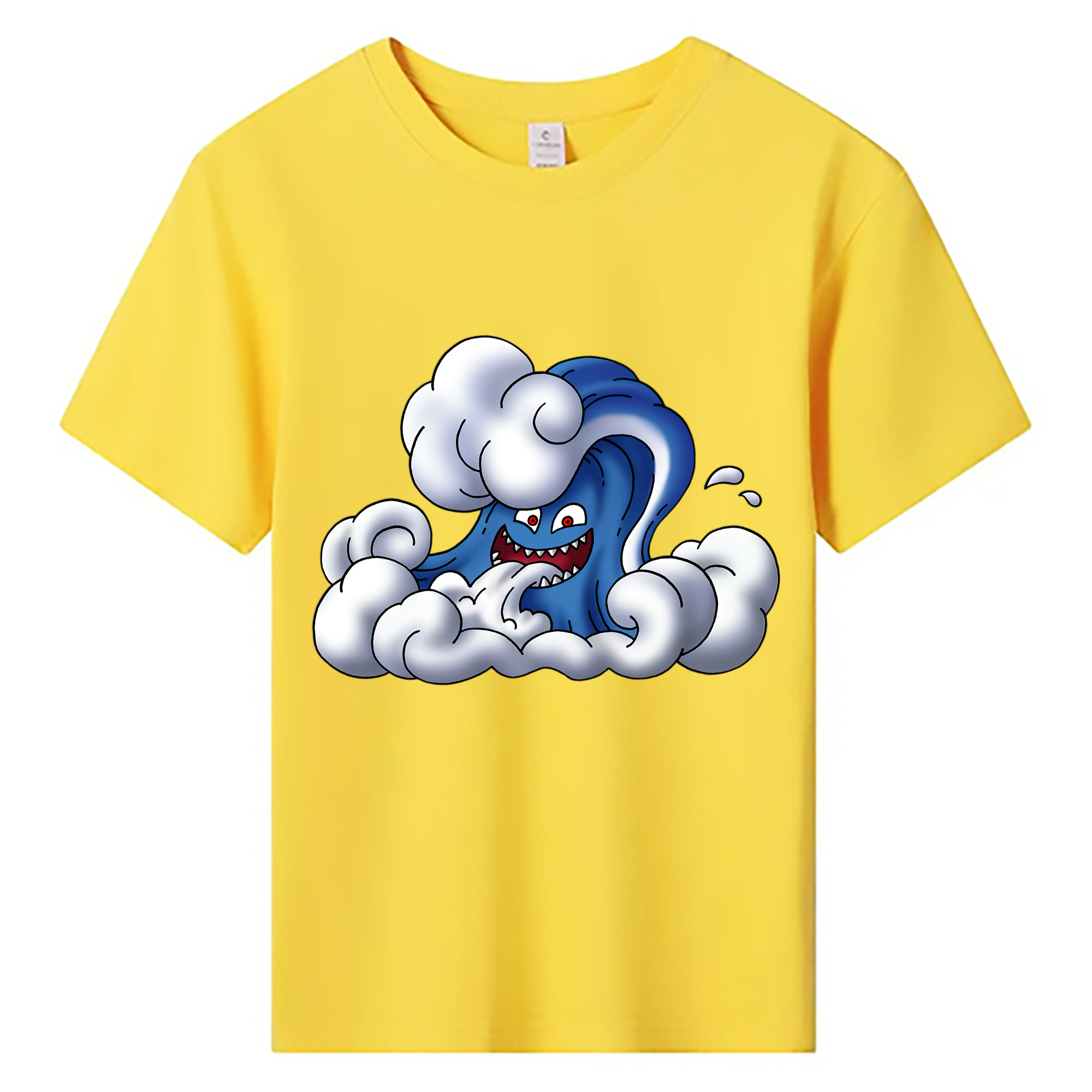 （画像用） ドラゴンクエスト Doragon Kuesuto Dragon Quest 綿100％キッズTシャツ（フロントプリント）