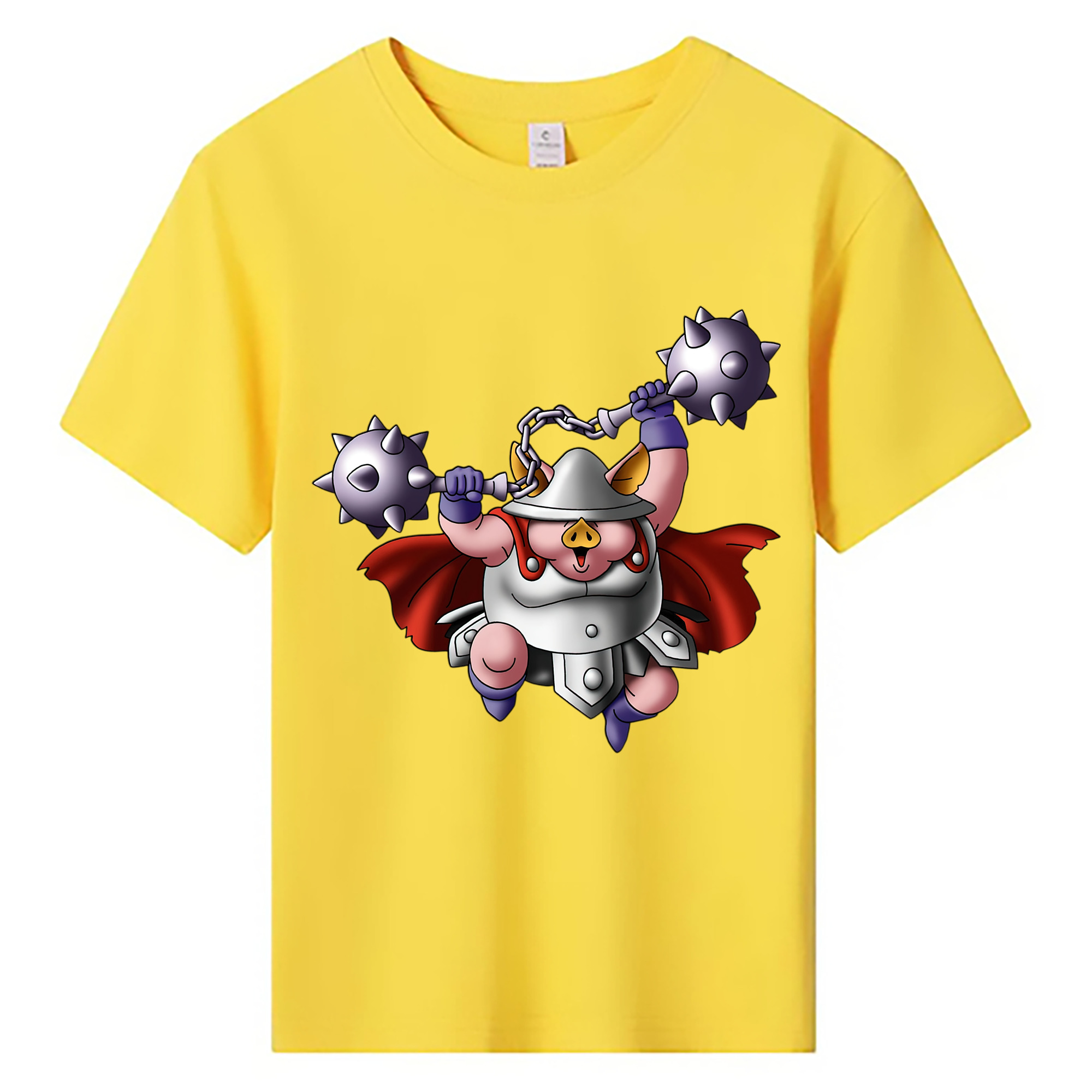 （画像用） ドラゴンクエスト Doragon Kuesuto Dragon Quest 綿100％キッズTシャツ（フロントプリント）