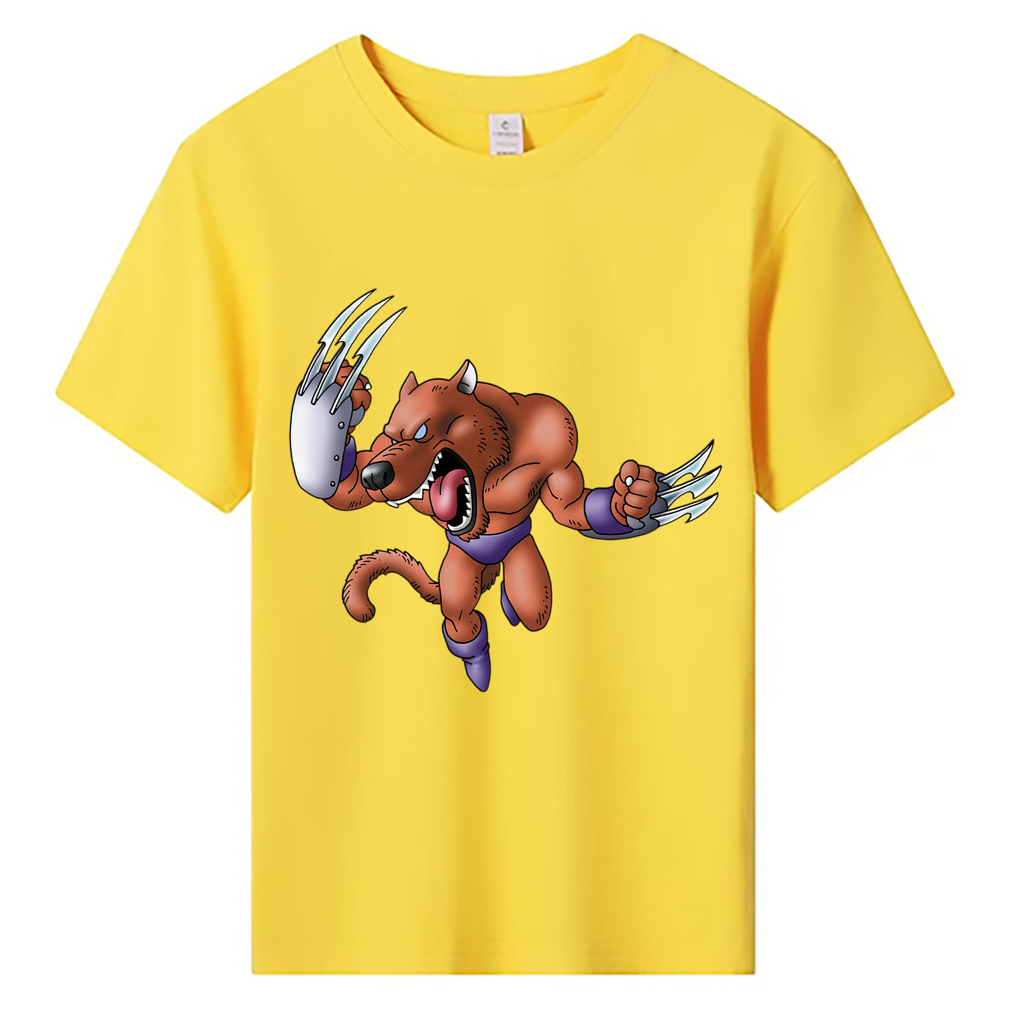 （画像用） ドラゴンクエスト Doragon Kuesuto Dragon Quest 綿100％キッズTシャツ（フロントプリント）
