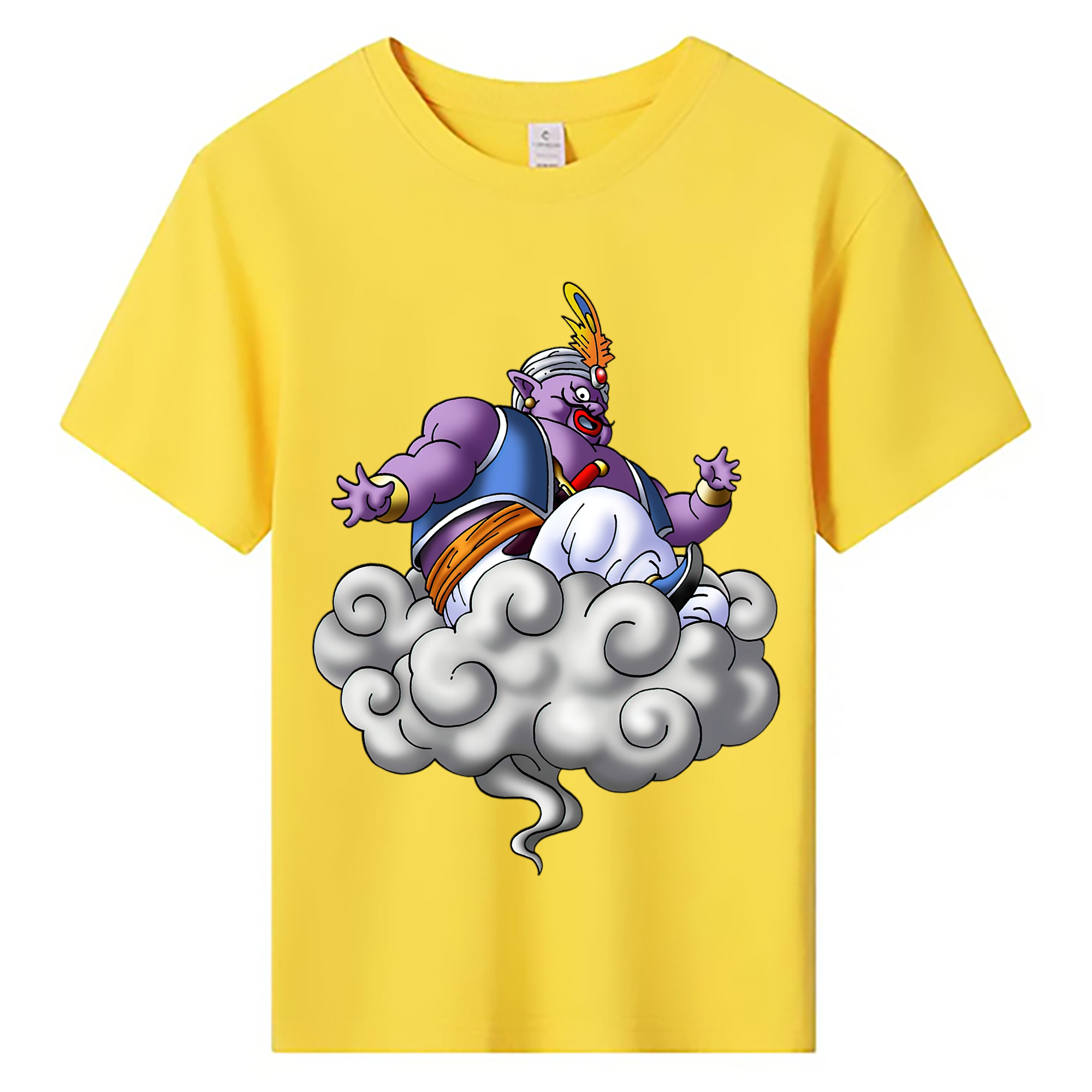 （画像用） ドラゴンクエスト Doragon Kuesuto Dragon Quest 綿100％キッズTシャツ（フロントプリント）