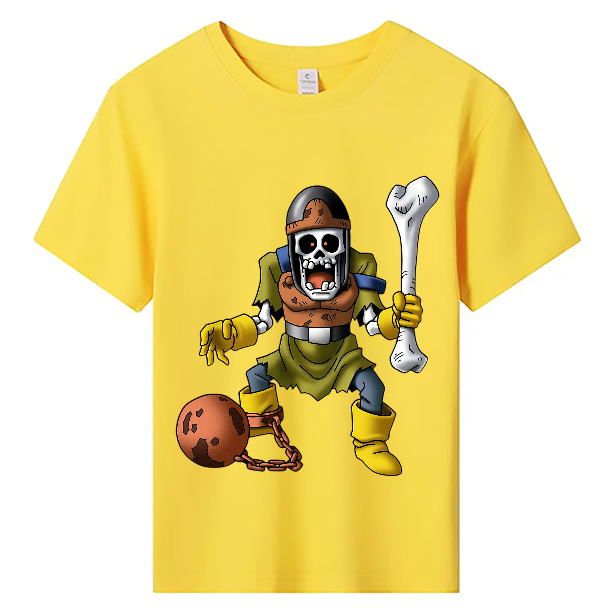 （画像用） ドラゴンクエスト Doragon Kuesuto Dragon Quest 綿100％キッズTシャツ（フロントプリント）