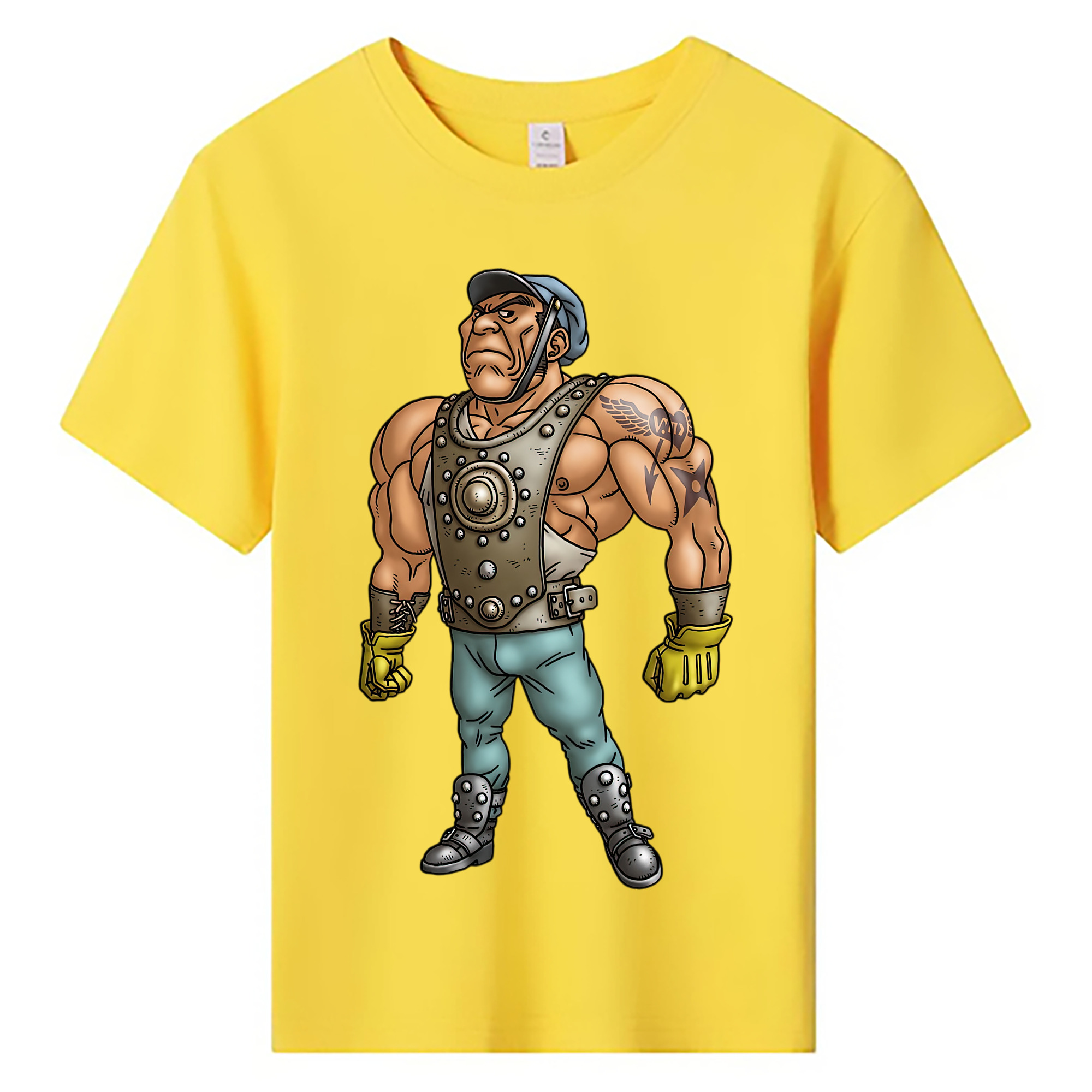 （画像用） ドラゴンクエスト Doragon Kuesuto Dragon Quest 綿100％キッズTシャツ（フロントプリント）