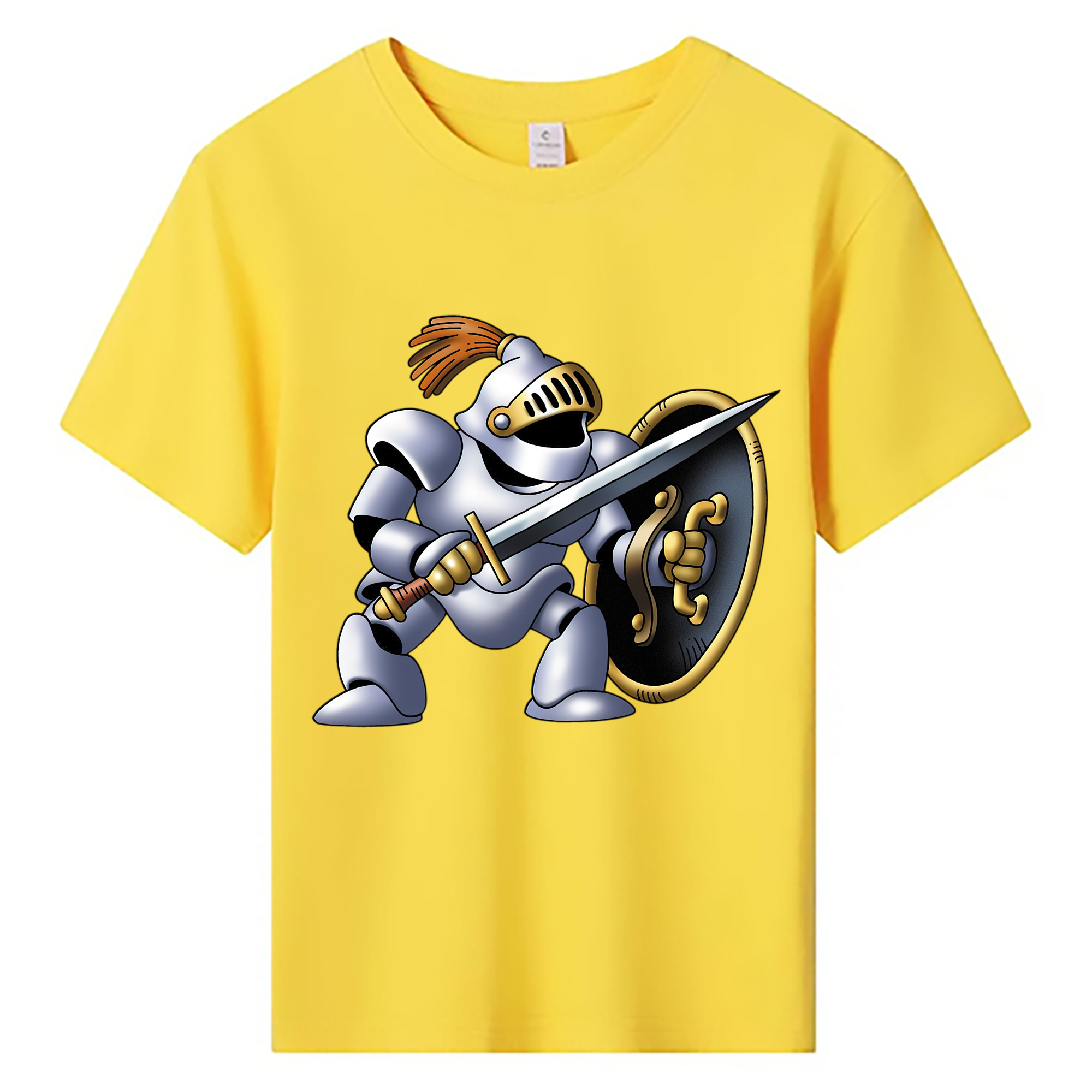 （画像用） ドラゴンクエスト Doragon Kuesuto Dragon Quest 綿100％キッズTシャツ（フロントプリント）