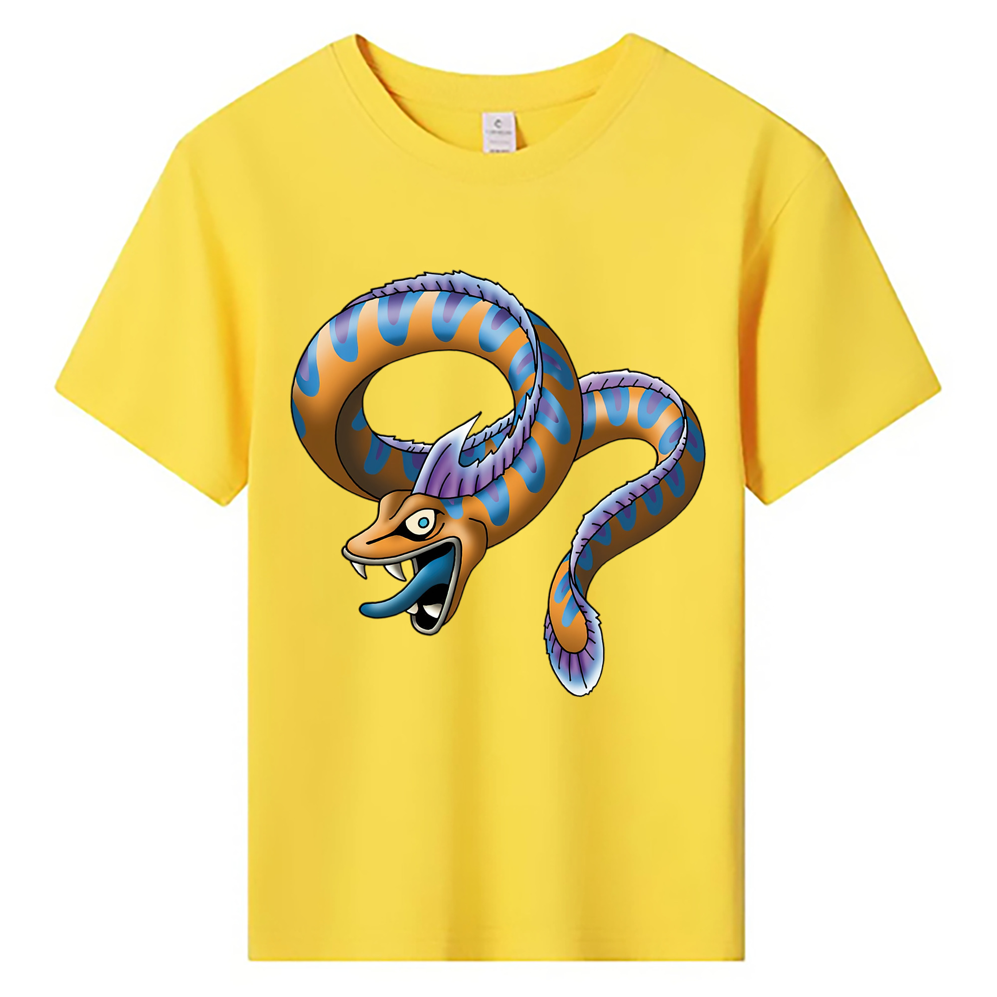 （画像用） ドラゴンクエスト Doragon Kuesuto Dragon Quest 綿100％キッズTシャツ（フロントプリント）