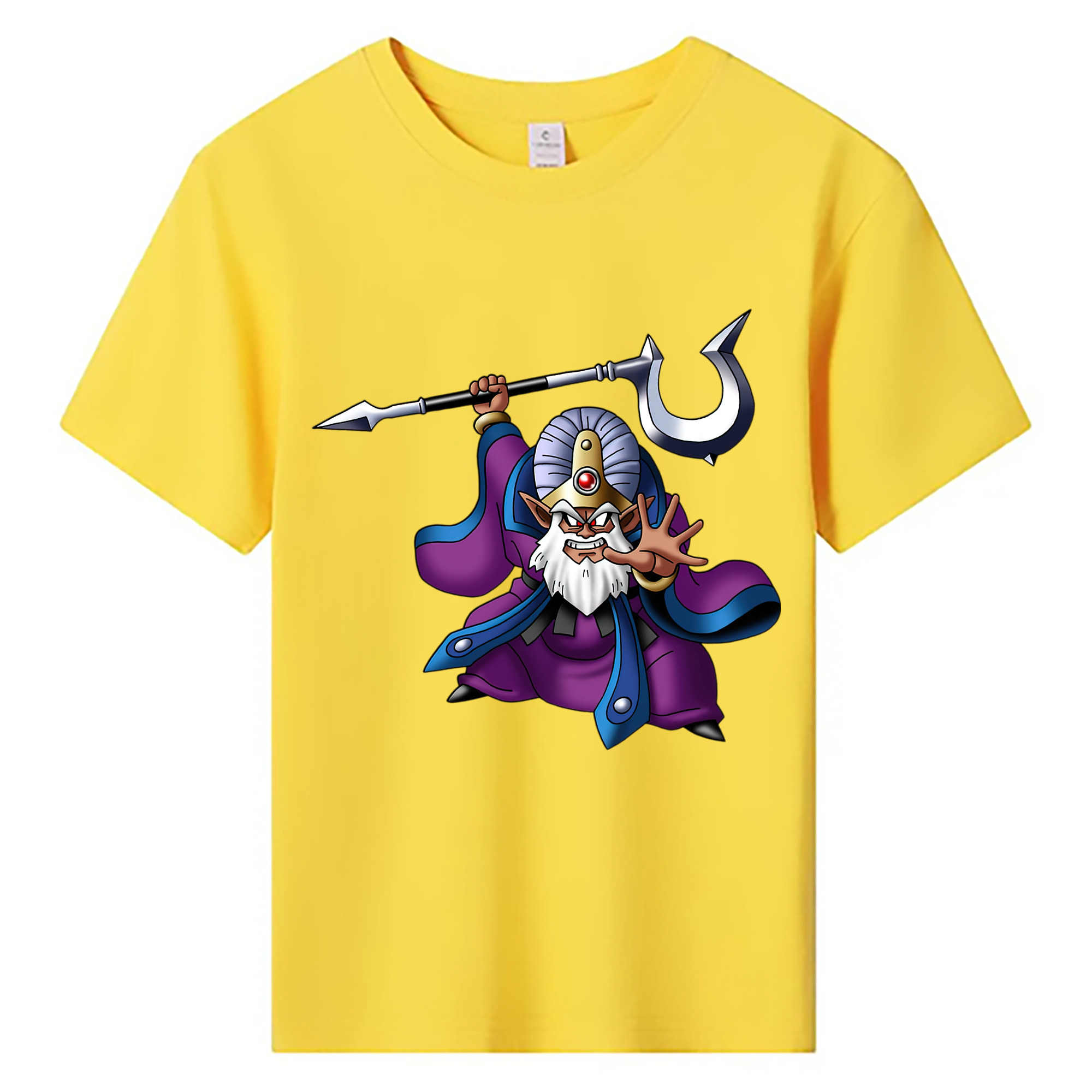 （画像用） ドラゴンクエスト Doragon Kuesuto Dragon Quest 綿100％キッズTシャツ（フロントプリント）