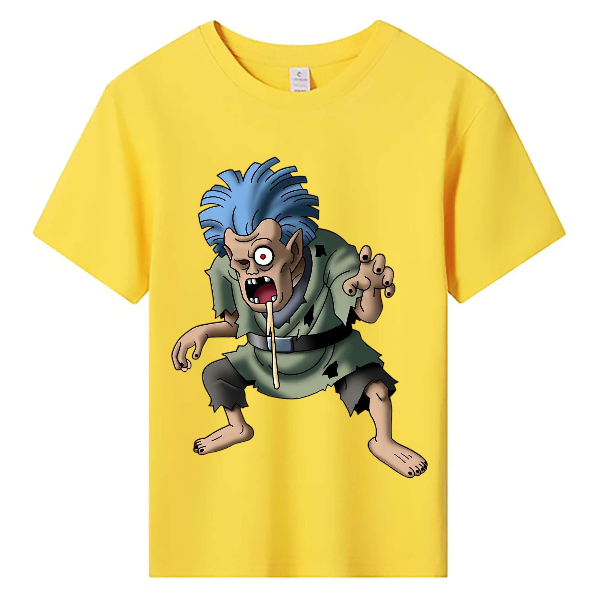 （画像用） ドラゴンクエスト Doragon Kuesuto Dragon Quest 綿100％キッズTシャツ（フロントプリント）