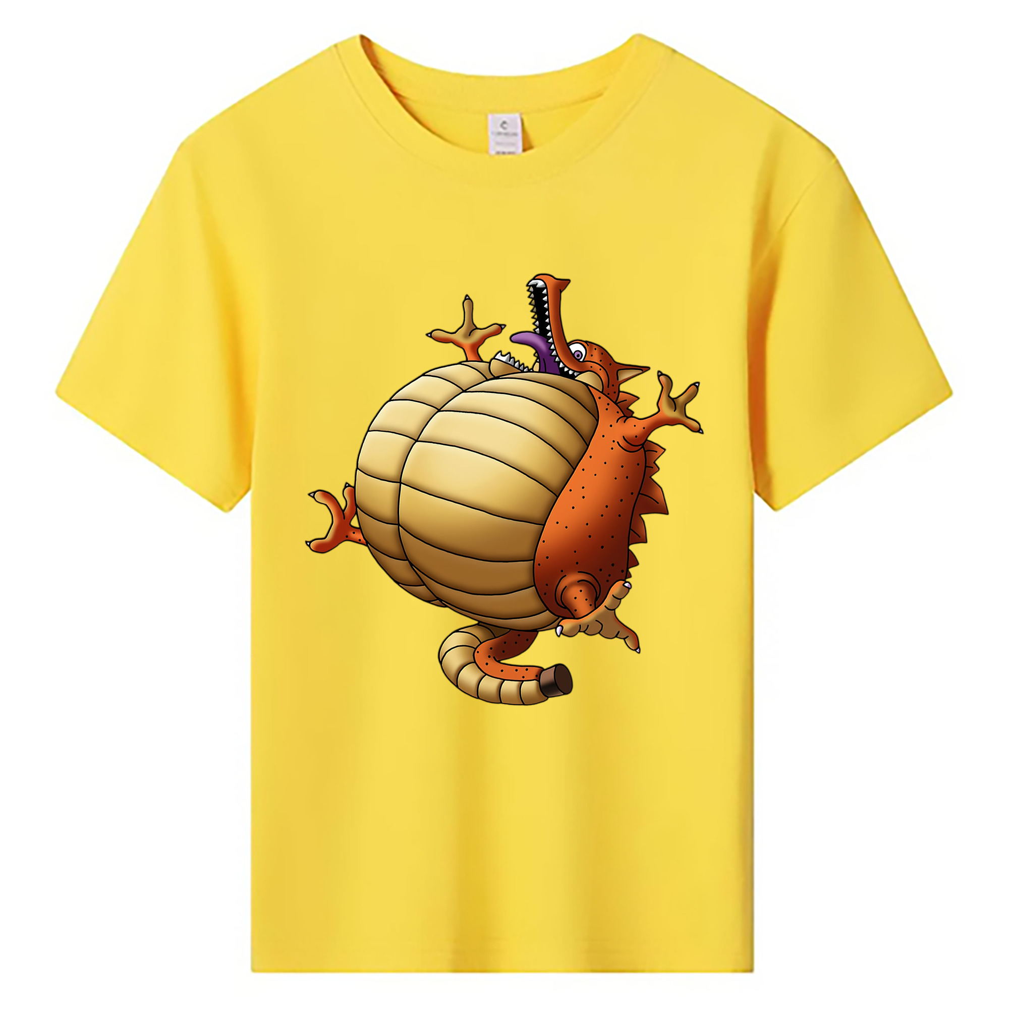 （画像用） ドラゴンクエスト Doragon Kuesuto Dragon Quest 綿100％キッズTシャツ（フロントプリント）