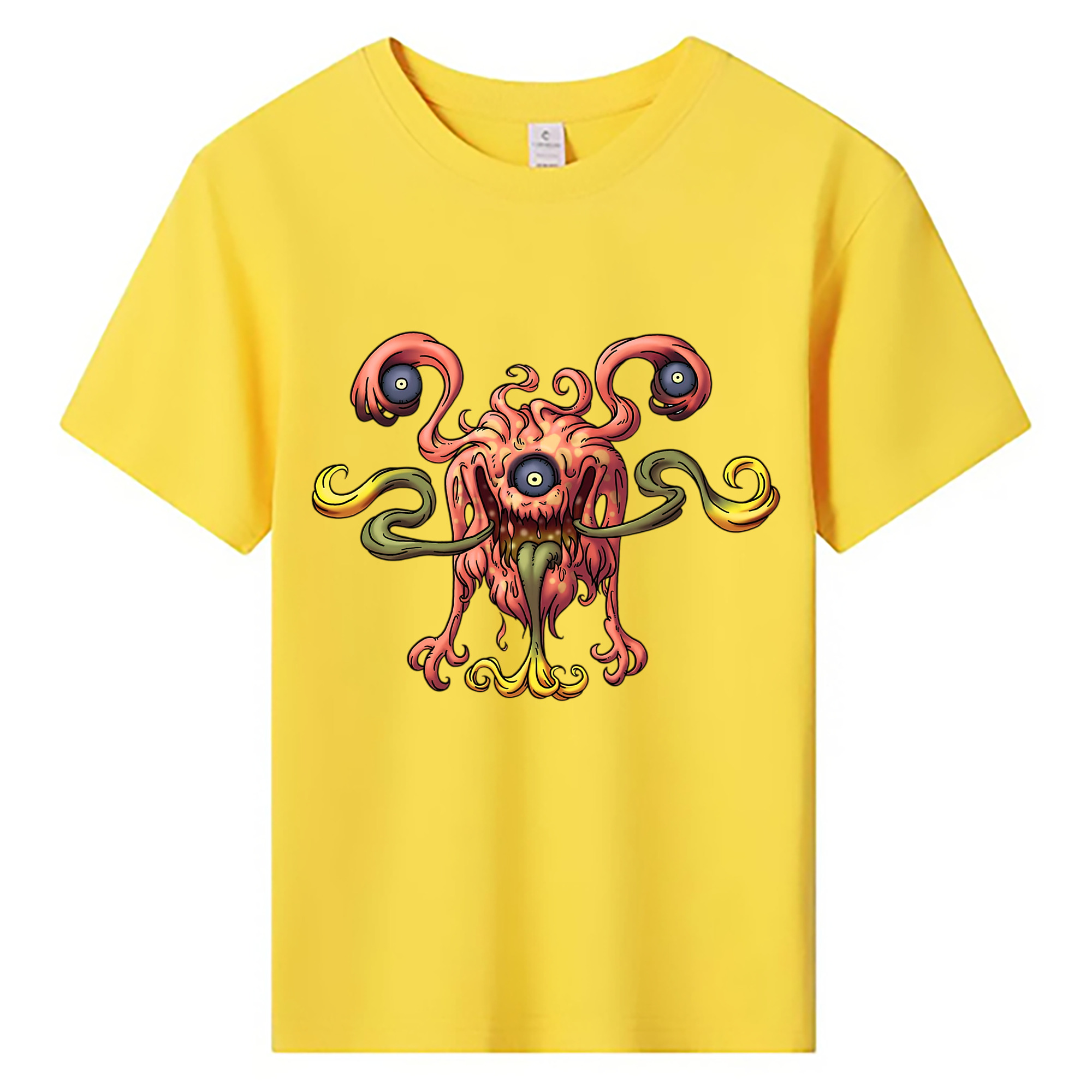 （画像用） ドラゴンクエスト Doragon Kuesuto Dragon Quest 綿100％キッズTシャツ（フロントプリント）