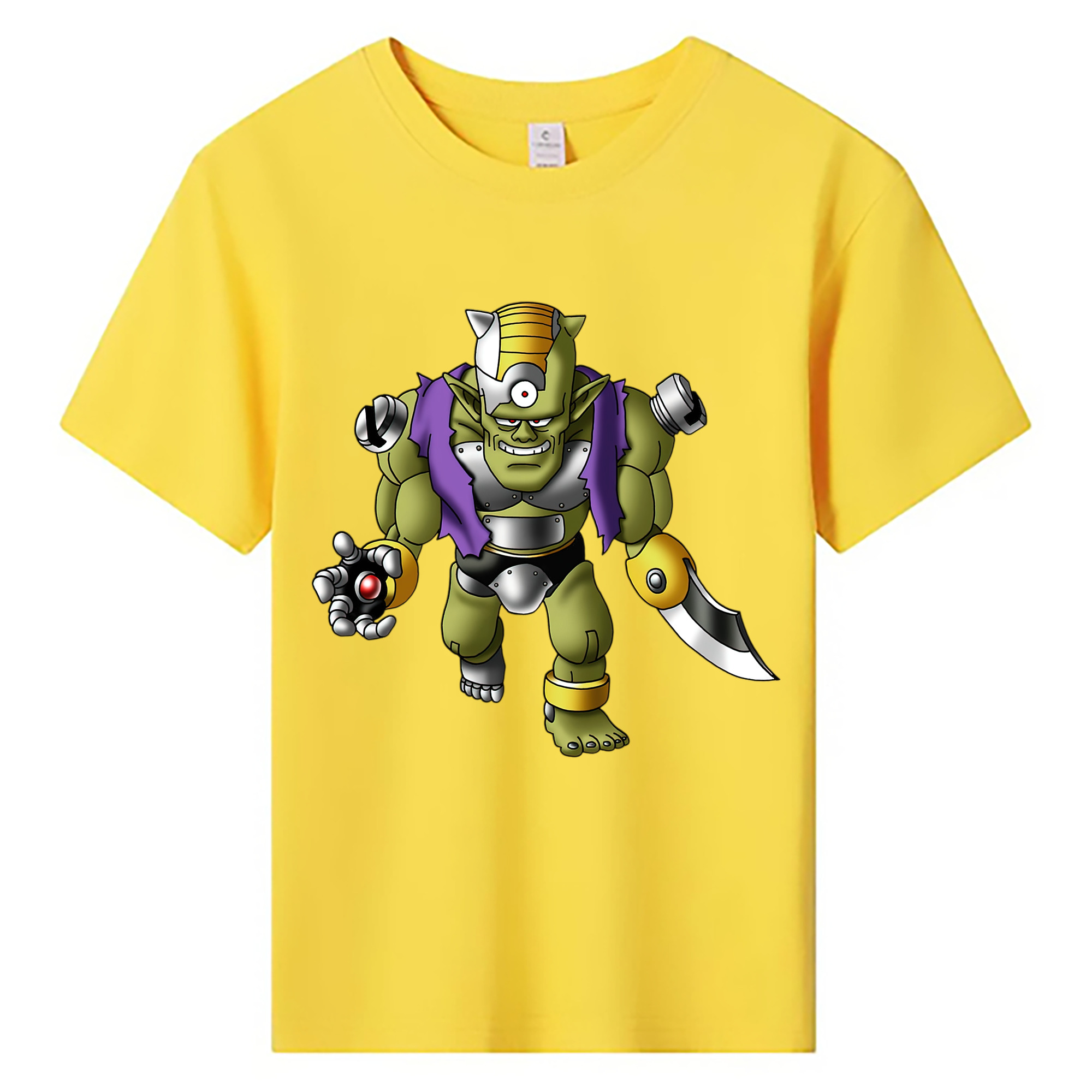 （画像用） ドラゴンクエスト Doragon Kuesuto Dragon Quest 綿100％キッズTシャツ（フロントプリント）