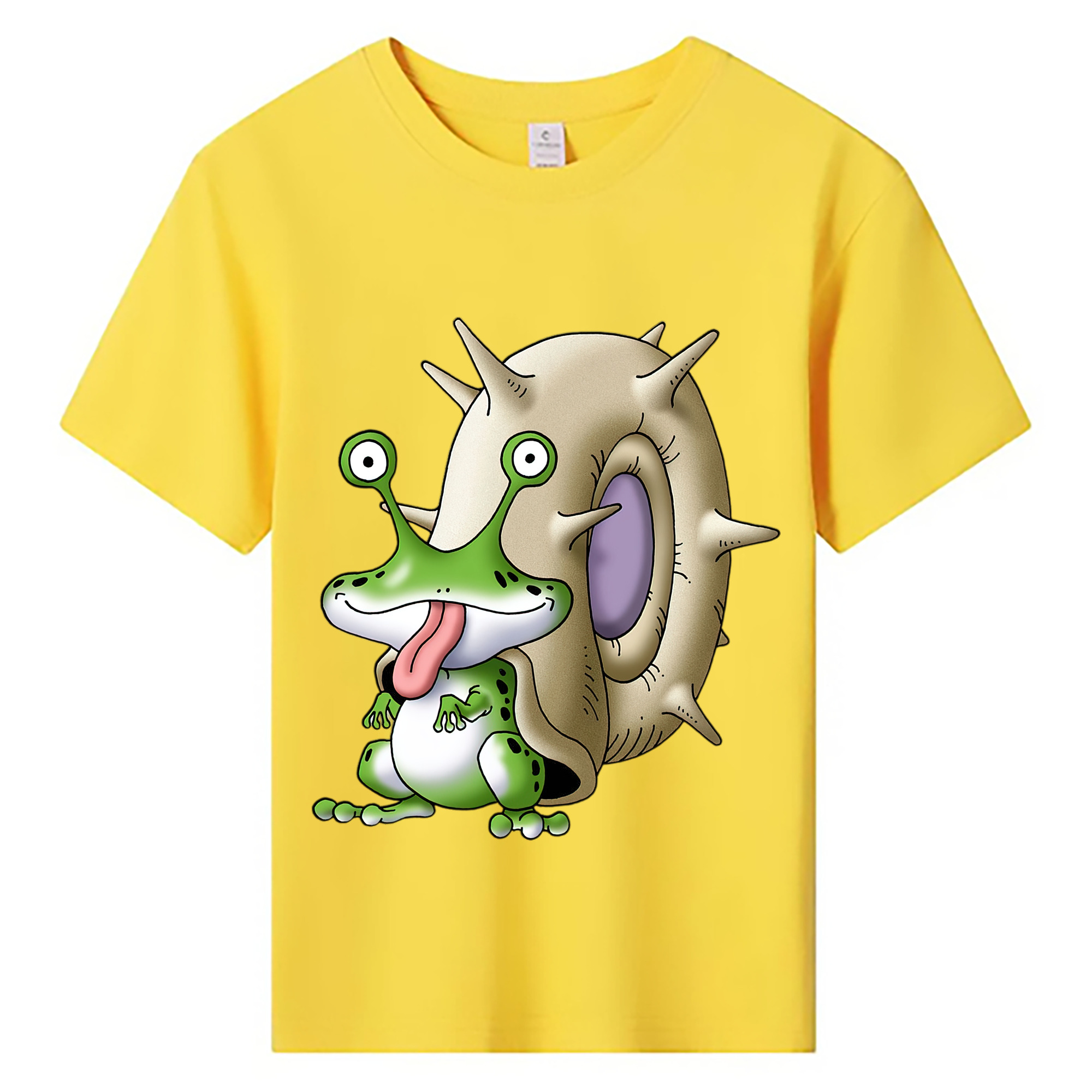 （画像用） ドラゴンクエスト Doragon Kuesuto Dragon Quest 綿100％キッズTシャツ（フロントプリント）