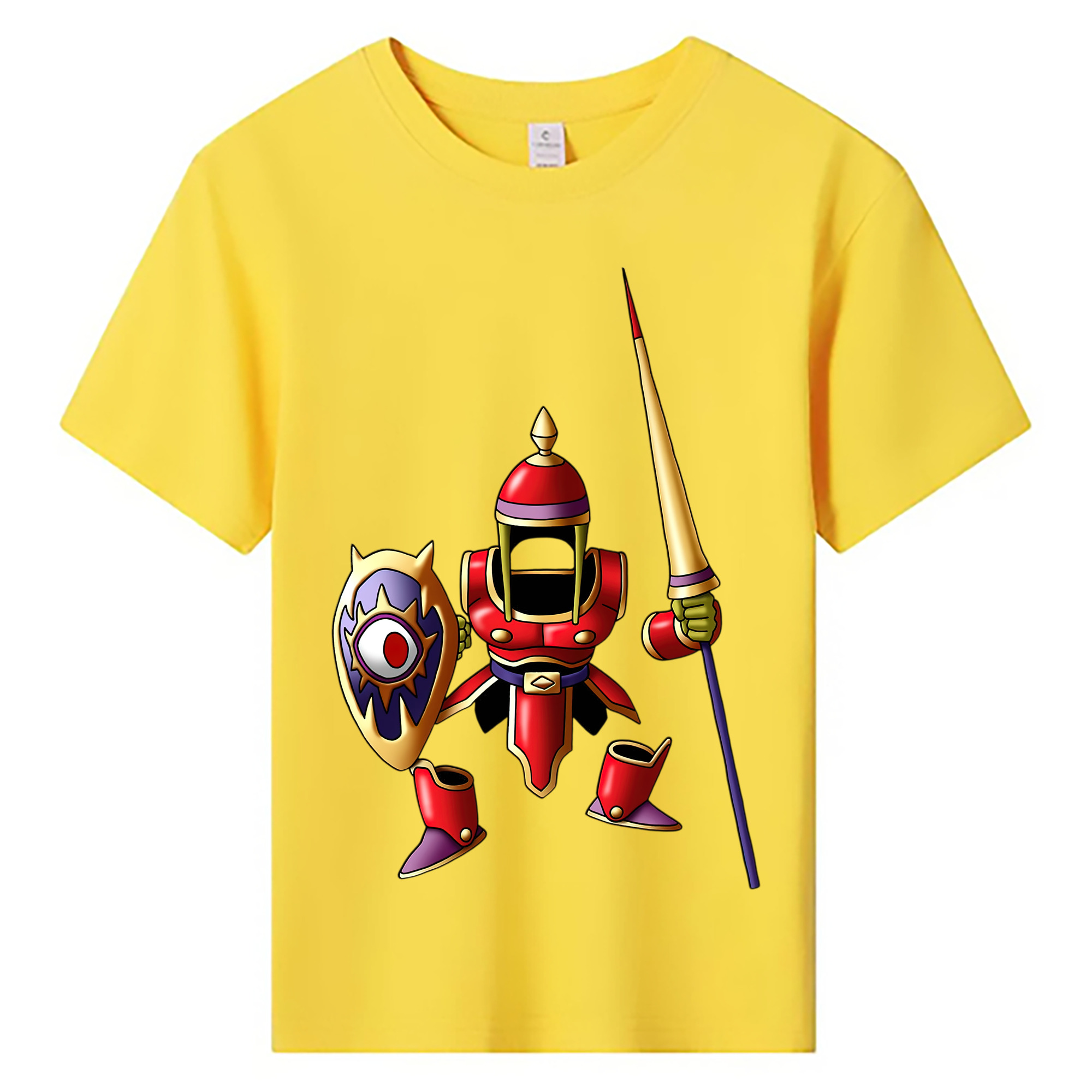 （画像用） ドラゴンクエスト Doragon Kuesuto Dragon Quest 綿100％キッズTシャツ（フロントプリント）