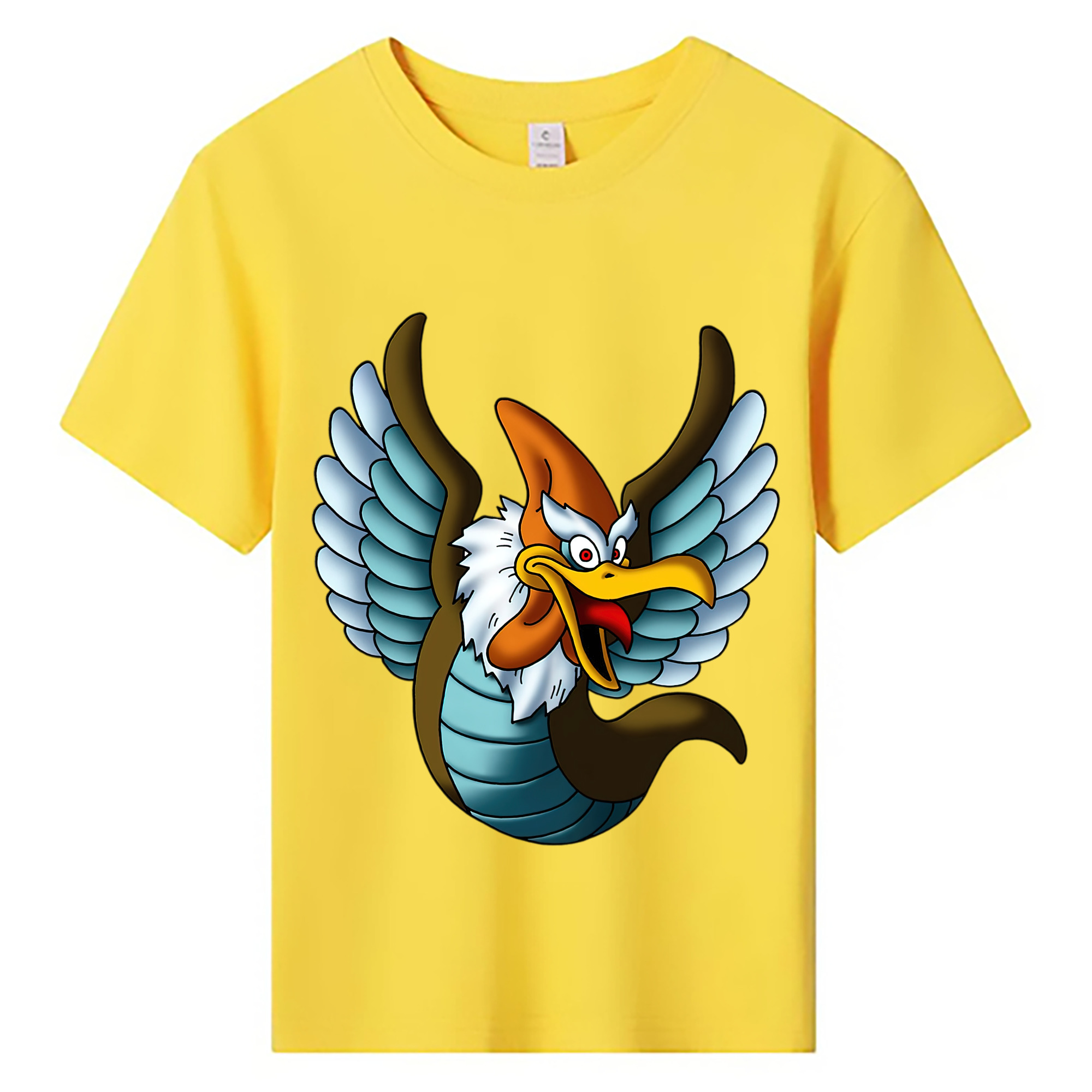 （画像用） ドラゴンクエスト Doragon Kuesuto Dragon Quest 綿100％キッズTシャツ（フロントプリント）