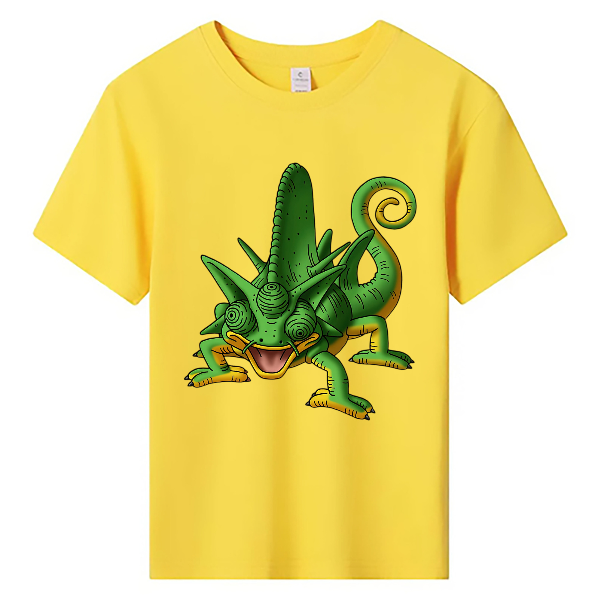 （画像用） ドラゴンクエスト Doragon Kuesuto Dragon Quest 綿100％キッズTシャツ（フロントプリント）