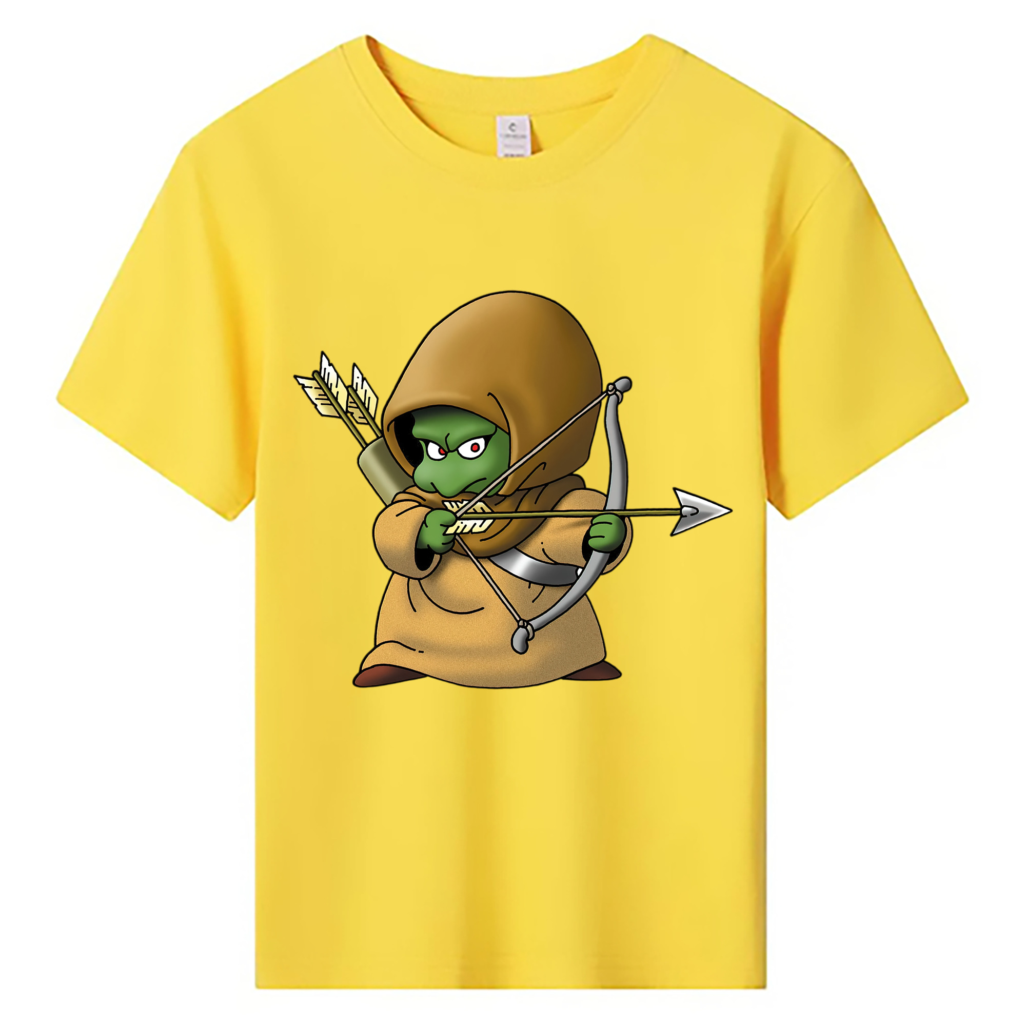 （画像用） ドラゴンクエスト Doragon Kuesuto Dragon Quest 綿100％キッズTシャツ（フロントプリント）