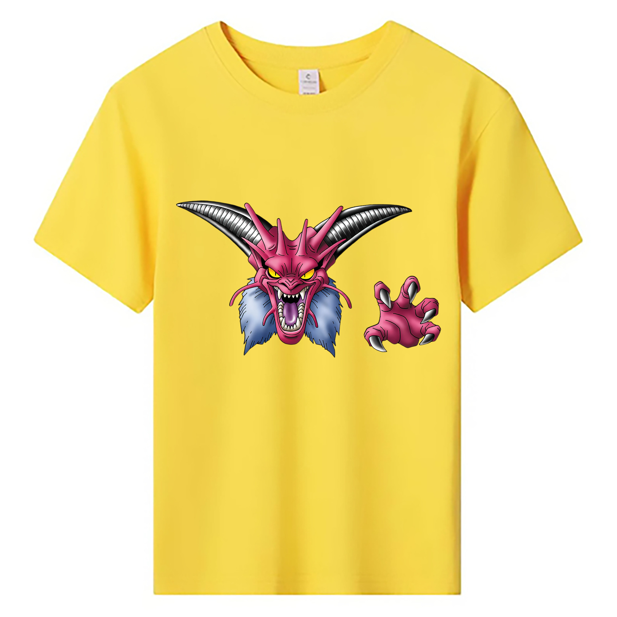 （画像用） ドラゴンクエスト Doragon Kuesuto Dragon Quest 綿100％キッズTシャツ（フロントプリント）