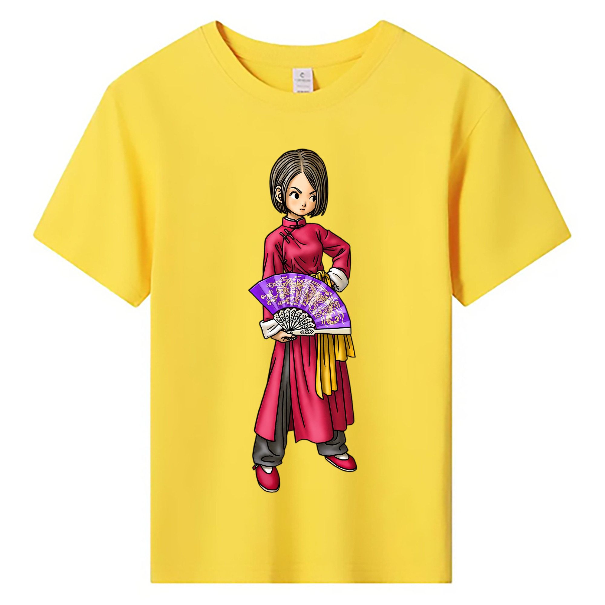 （画像用） ドラゴンクエスト Doragon Kuesuto Dragon Quest 綿100％キッズTシャツ（フロントプリント）