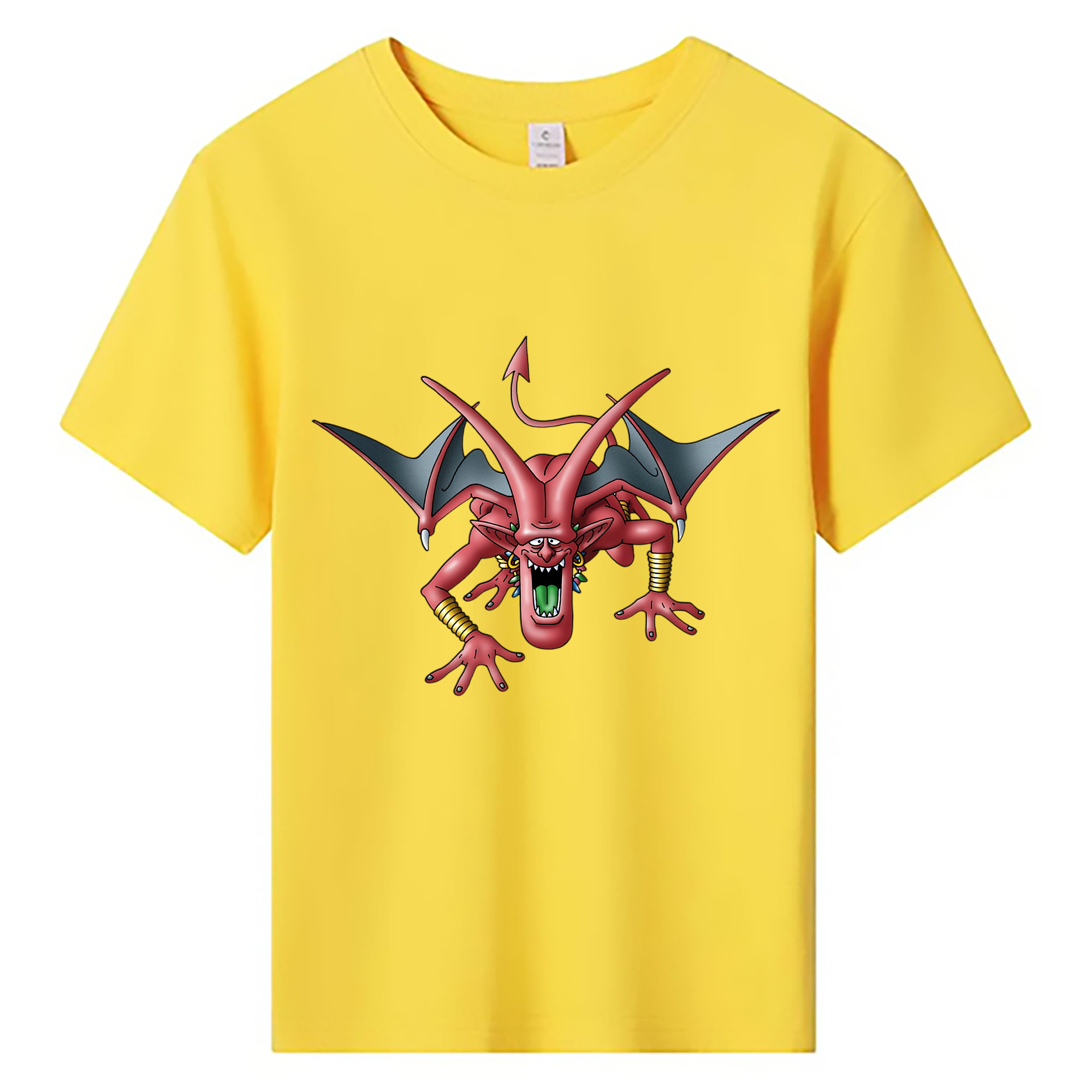 （画像用） ドラゴンクエスト Doragon Kuesuto Dragon Quest 綿100％キッズTシャツ（フロントプリント）