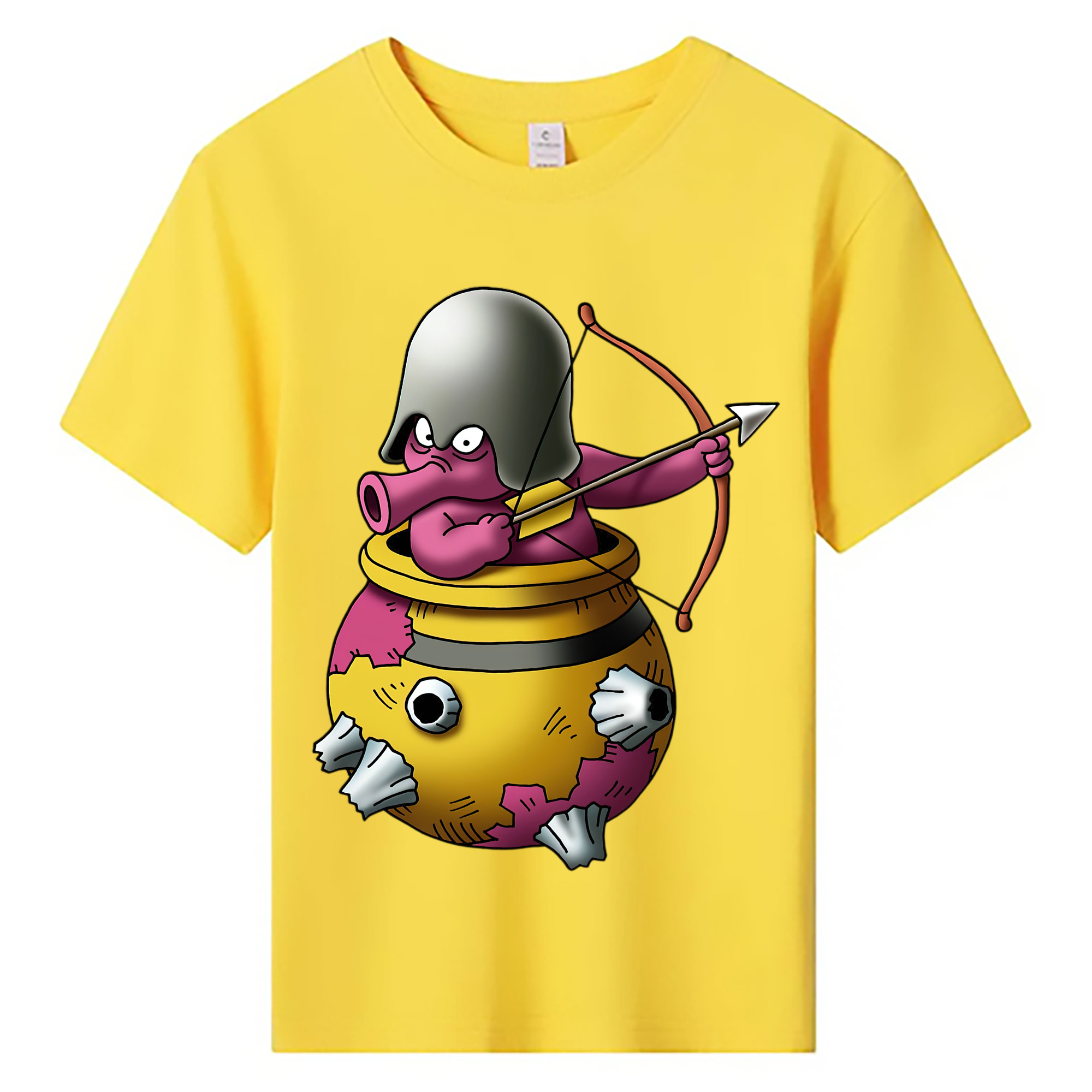 （画像用） ドラゴンクエスト Doragon Kuesuto Dragon Quest 綿100％キッズTシャツ（フロントプリント）