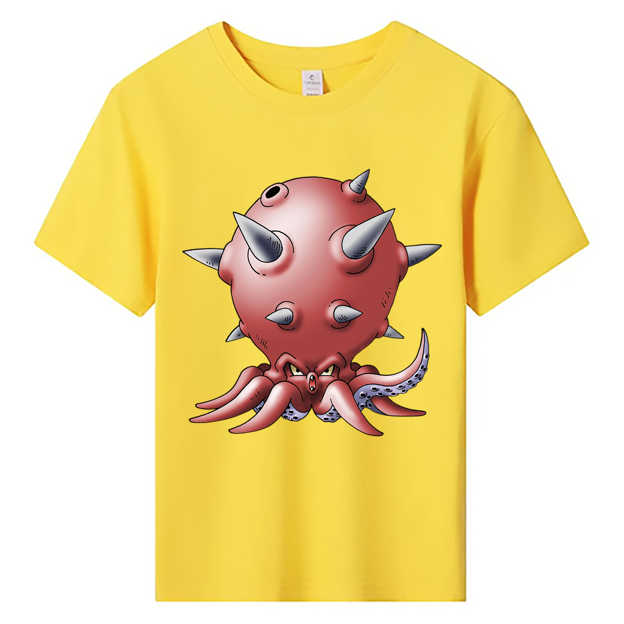 （画像用） ドラゴンクエスト Doragon Kuesuto Dragon Quest 綿100％キッズTシャツ（フロントプリント）