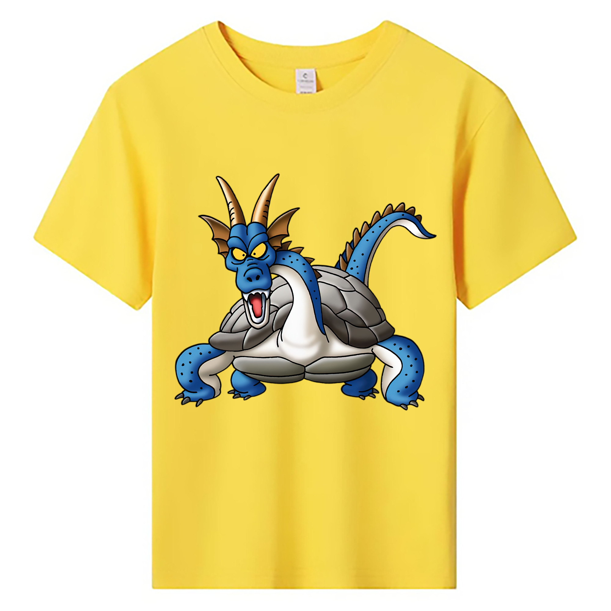 （画像用） ドラゴンクエスト Doragon Kuesuto Dragon Quest 綿100％キッズTシャツ（フロントプリント）