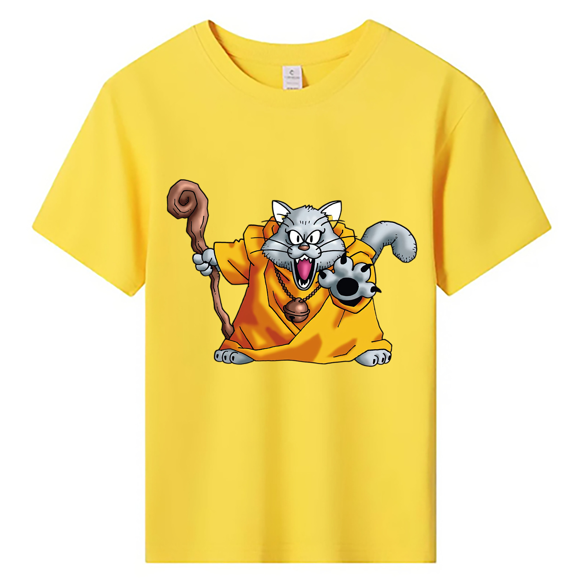 （画像用） ドラゴンクエスト Doragon Kuesuto Dragon Quest 綿100％キッズTシャツ（フロントプリント）