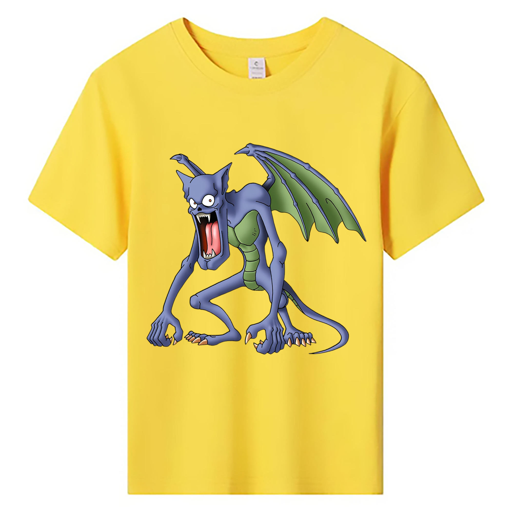 （画像用） ドラゴンクエスト Doragon Kuesuto Dragon Quest 綿100％キッズTシャツ（フロントプリント）
