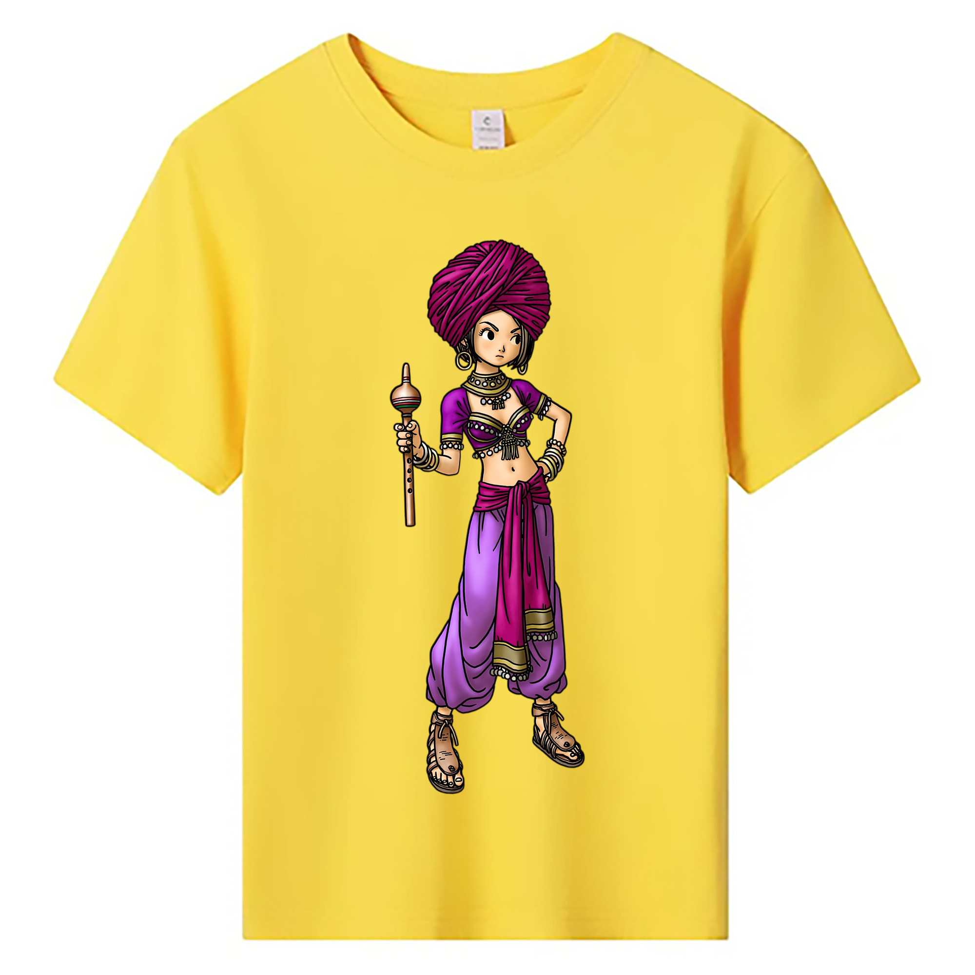 （画像用） ドラゴンクエスト Doragon Kuesuto Dragon Quest 綿100％キッズTシャツ（フロントプリント）