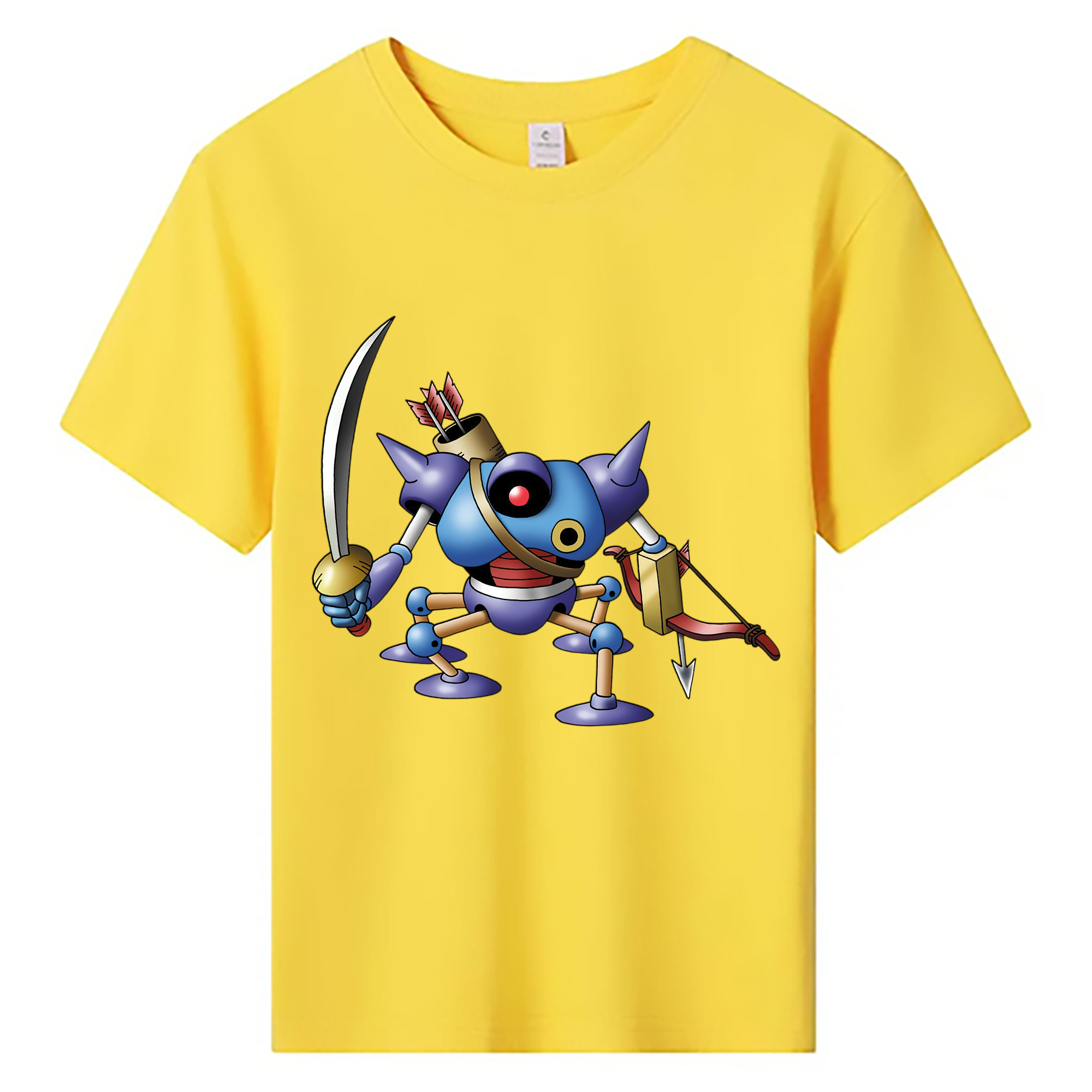 （画像用） ドラゴンクエスト Doragon Kuesuto Dragon Quest 綿100％キッズTシャツ（フロントプリント）