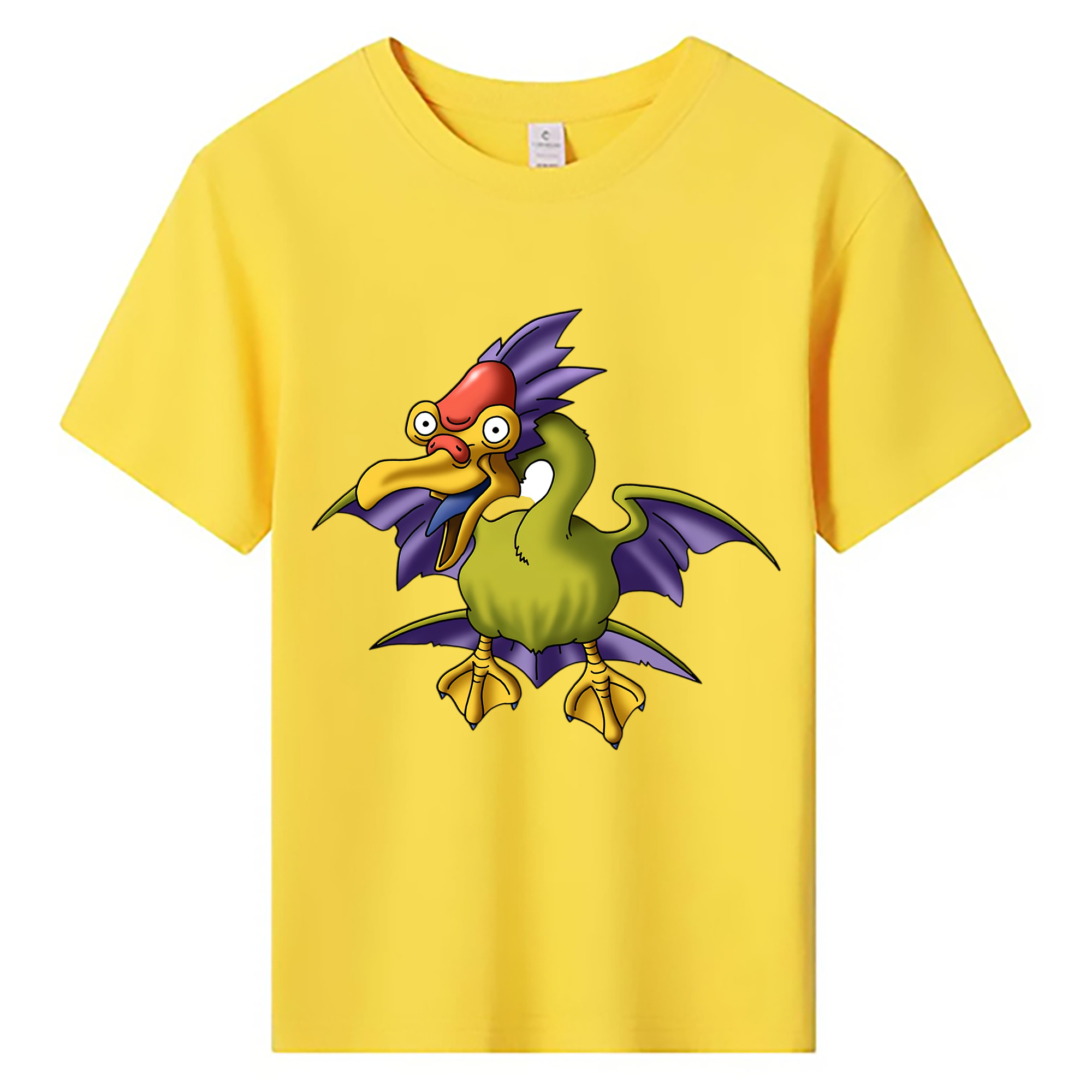 （画像用） ドラゴンクエスト Doragon Kuesuto Dragon Quest 綿100％キッズTシャツ（フロントプリント）