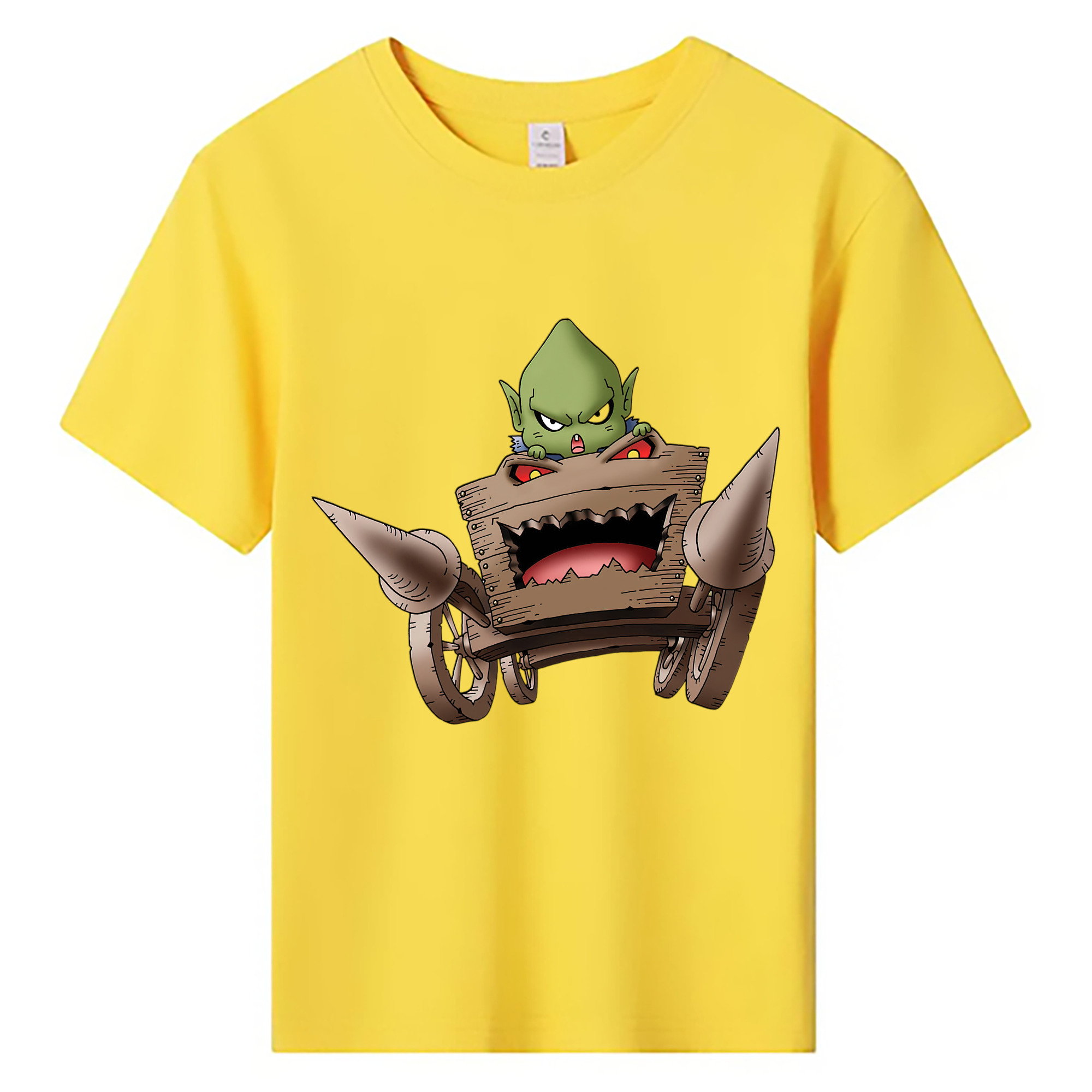 （画像用） ドラゴンクエスト Doragon Kuesuto Dragon Quest 綿100％キッズTシャツ（フロントプリント）