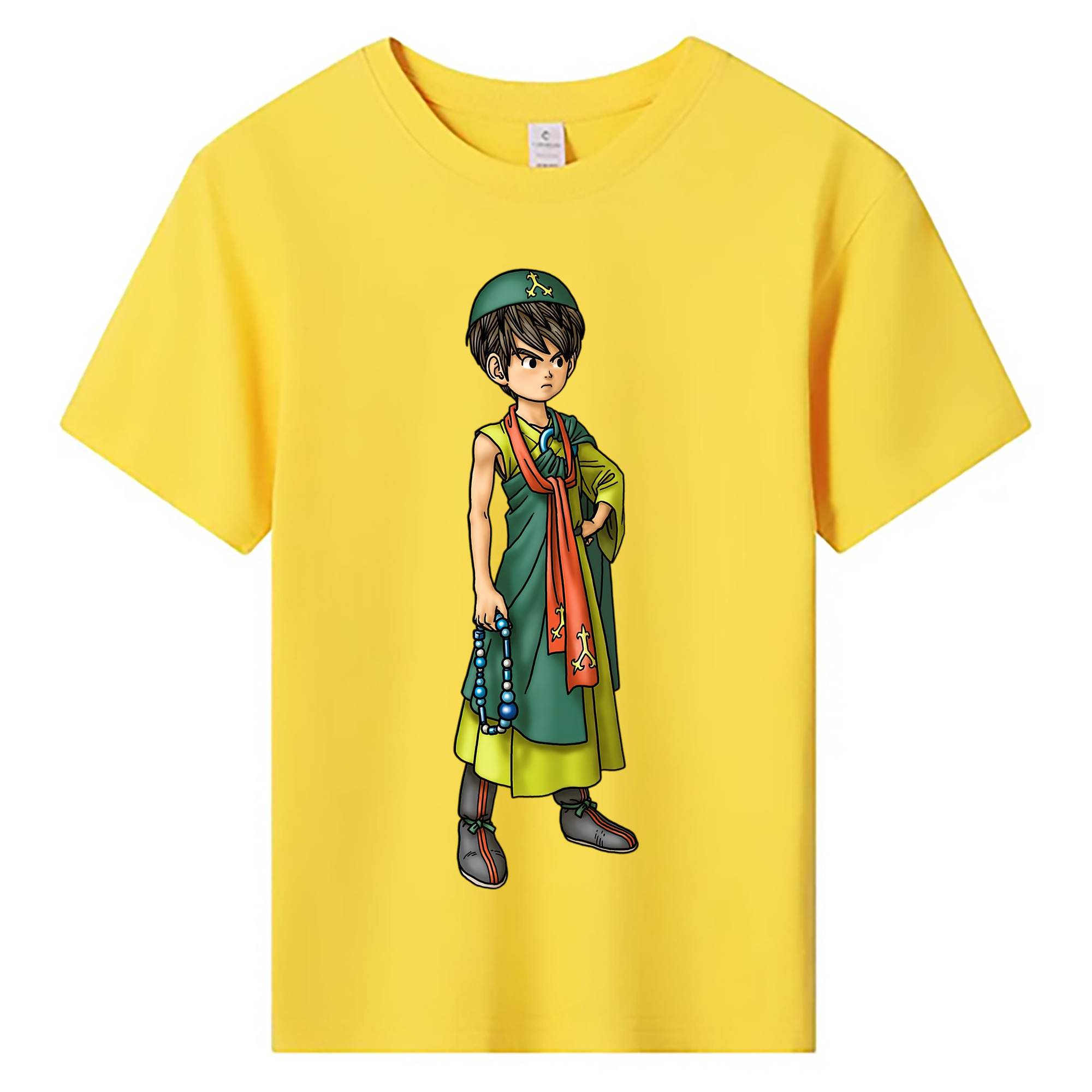 （画像用） ドラゴンクエスト Doragon Kuesuto Dragon Quest 綿100％キッズTシャツ（フロントプリント）