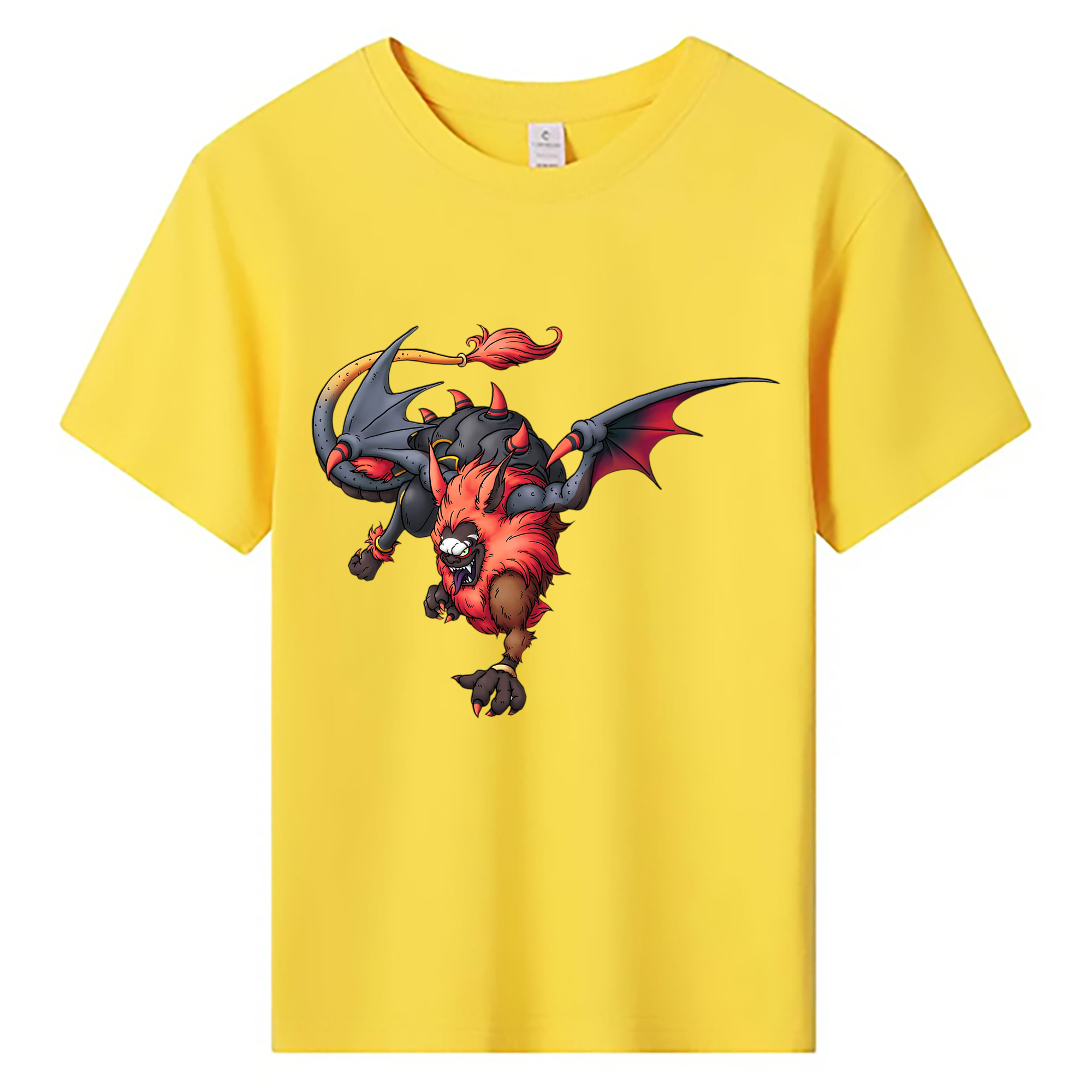 （画像用） ドラゴンクエスト Doragon Kuesuto Dragon Quest 綿100％キッズTシャツ（フロントプリント）
