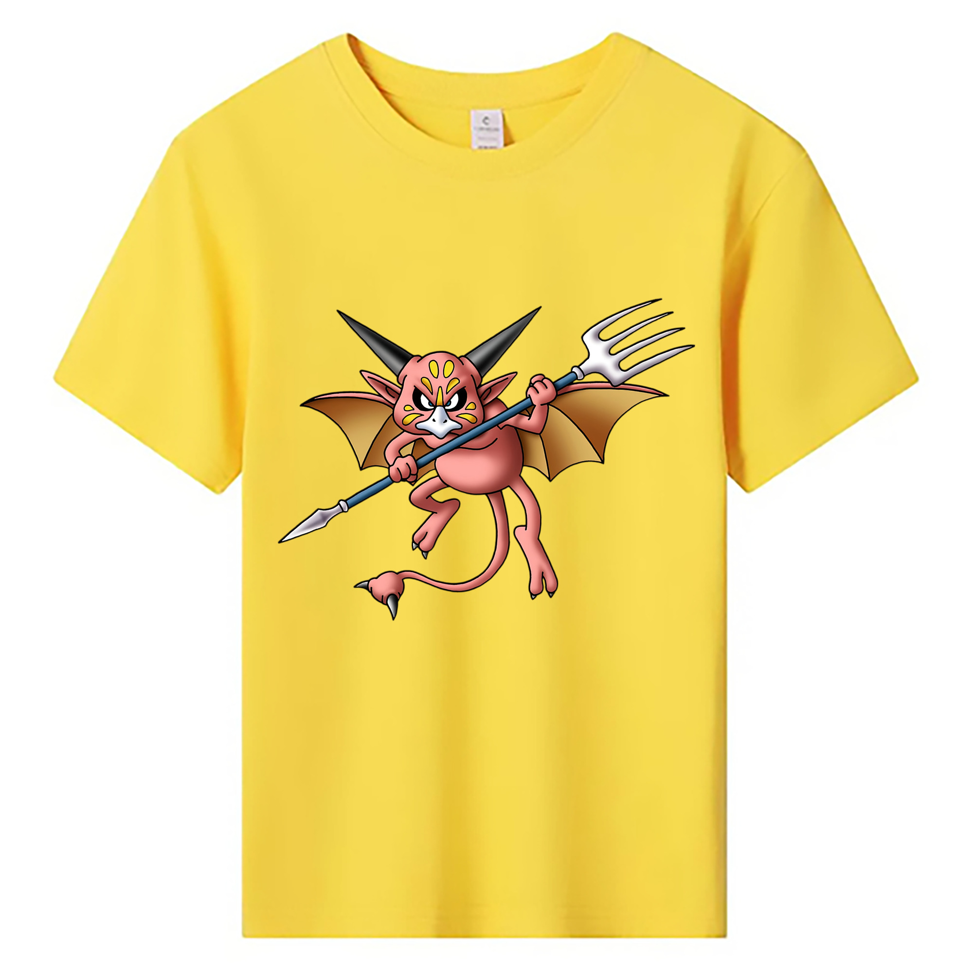 （画像用） ドラゴンクエスト Doragon Kuesuto Dragon Quest 綿100％キッズTシャツ（フロントプリント）