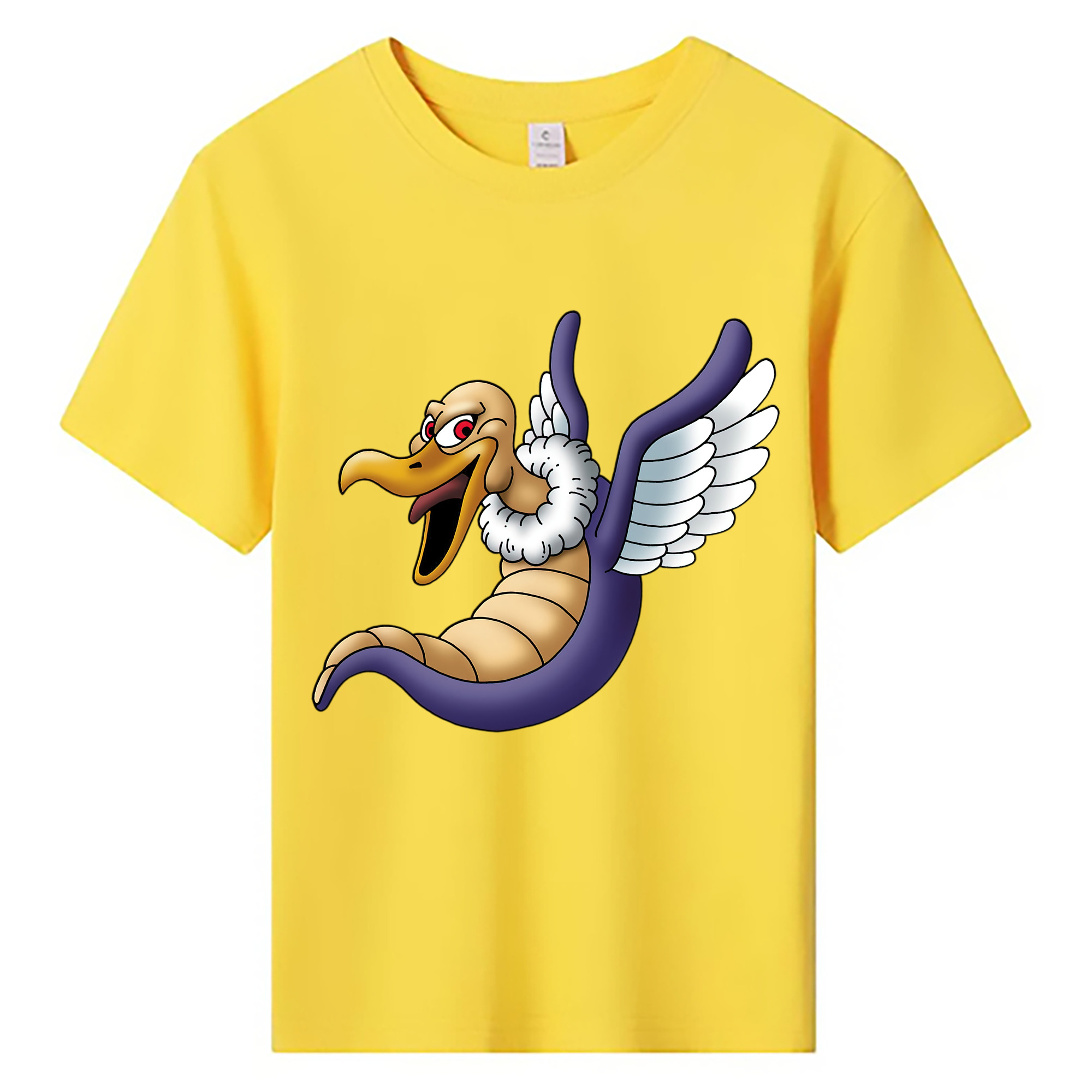 （画像用） ドラゴンクエスト Doragon Kuesuto Dragon Quest 綿100％キッズTシャツ（フロントプリント）
