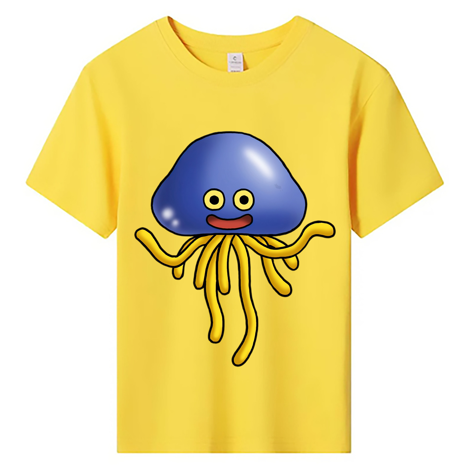 （画像用） ドラゴンクエスト Doragon Kuesuto Dragon Quest 綿100％キッズTシャツ（フロントプリント）